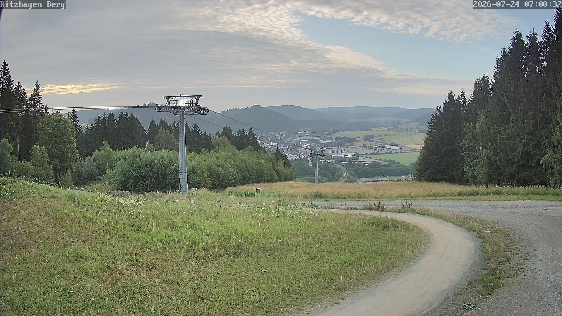 Archiv Foto Webcam Willingen: Ausblick Bergstation Ritzhagen