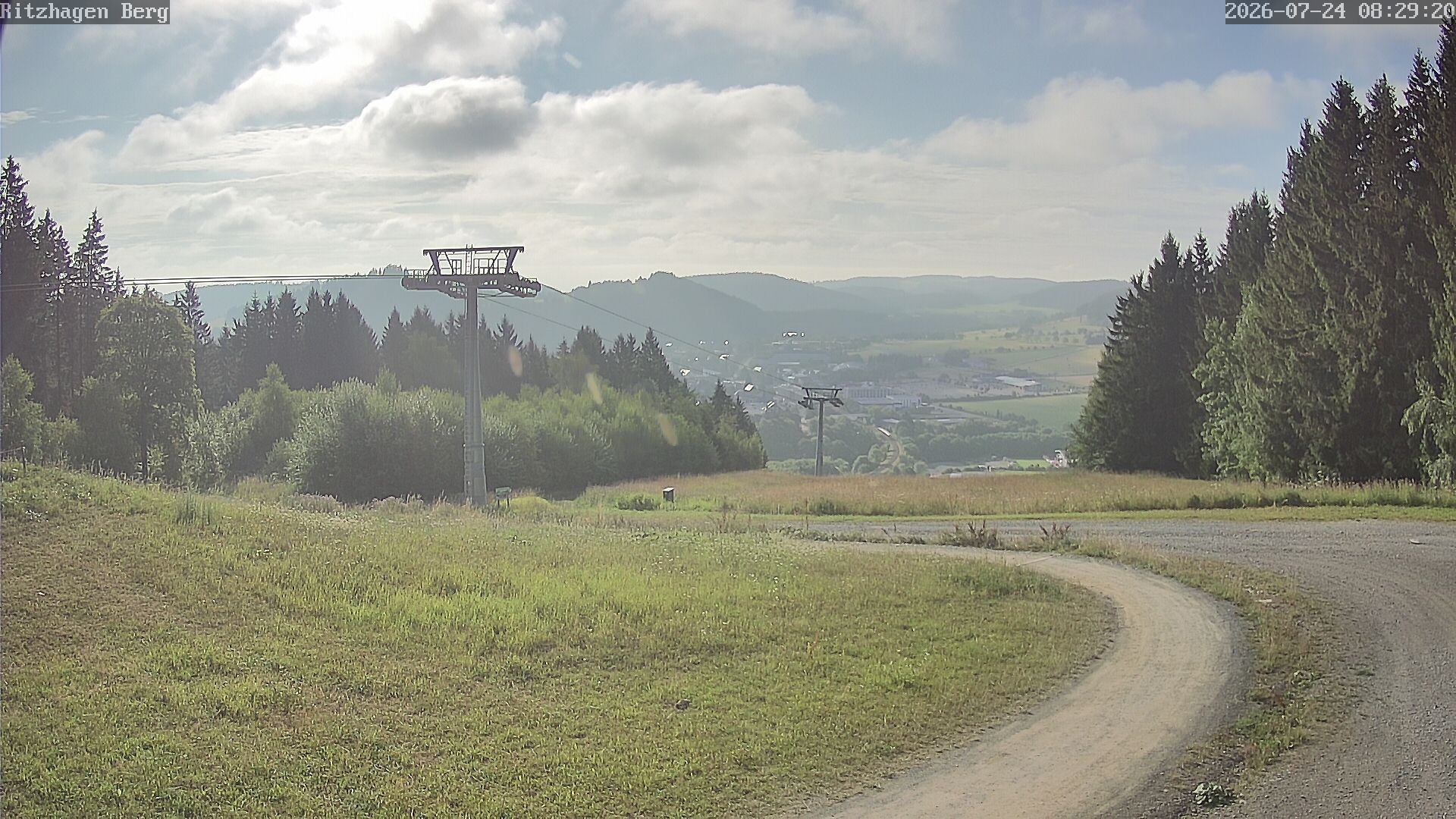 Archiv Foto Webcam Willingen: Ausblick Bergstation Ritzhagen