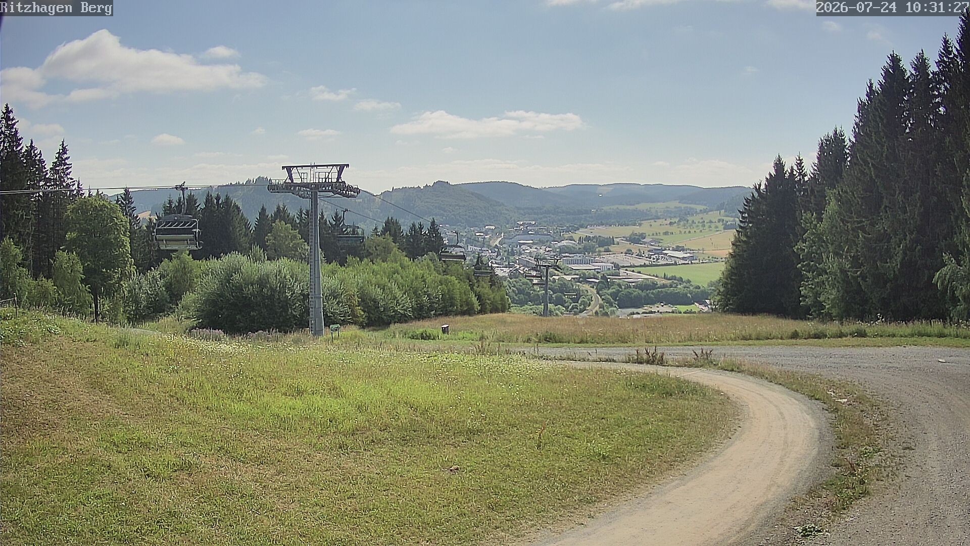 Archiv Foto Webcam Willingen: Ausblick Bergstation Ritzhagen