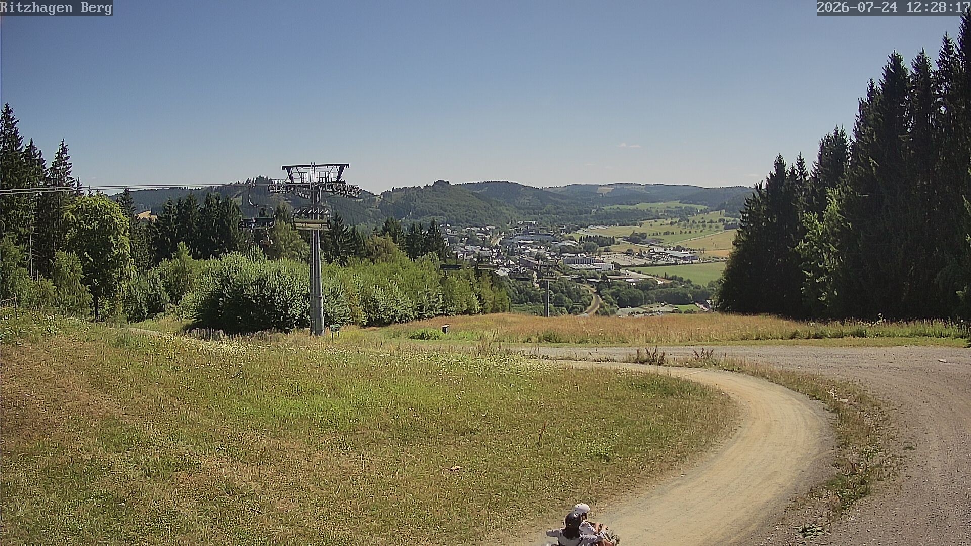 Archiv Foto Webcam Willingen: Ausblick Bergstation Ritzhagen