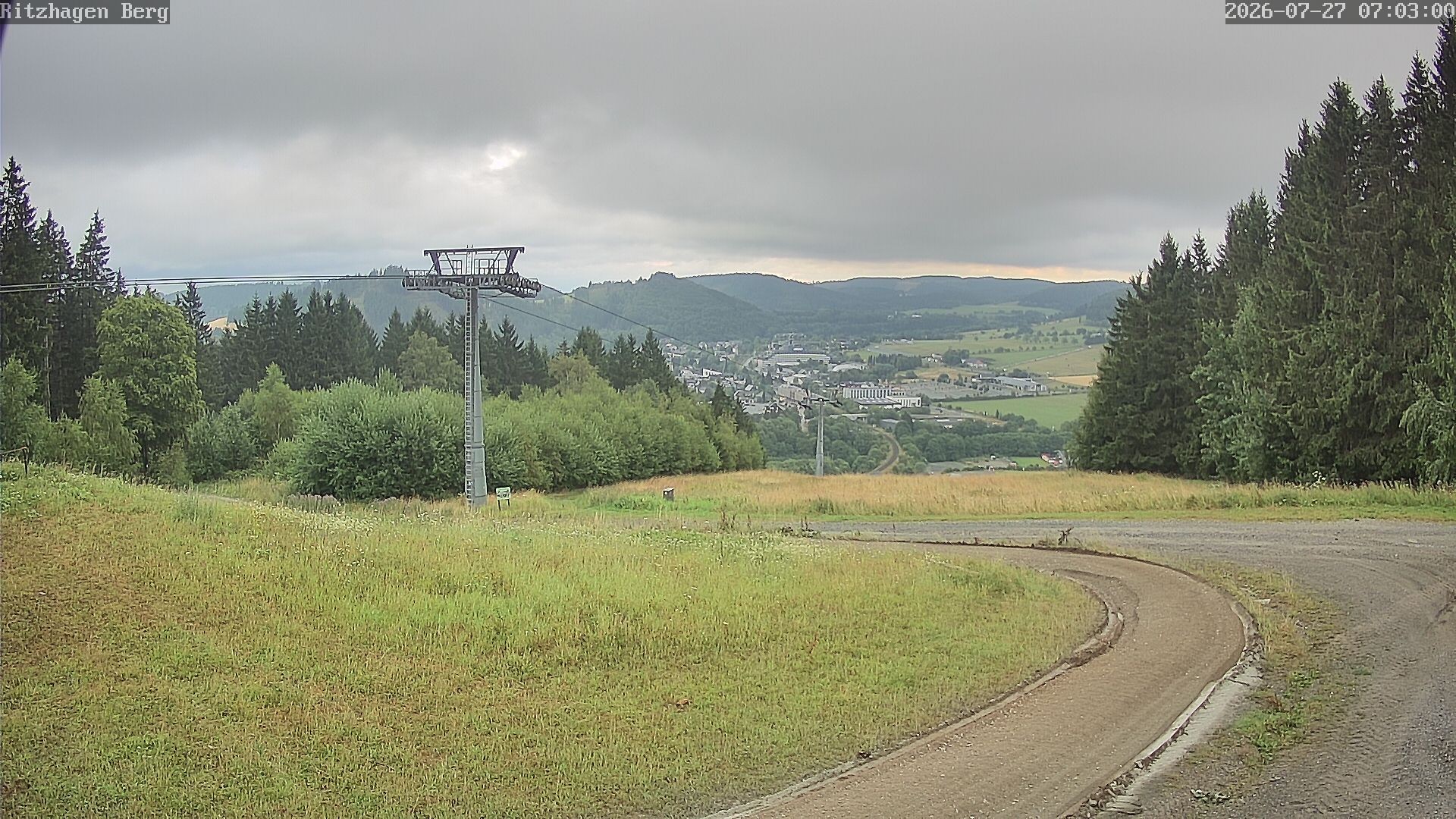 Archiv Foto Webcam Willingen: Ausblick Bergstation Ritzhagen