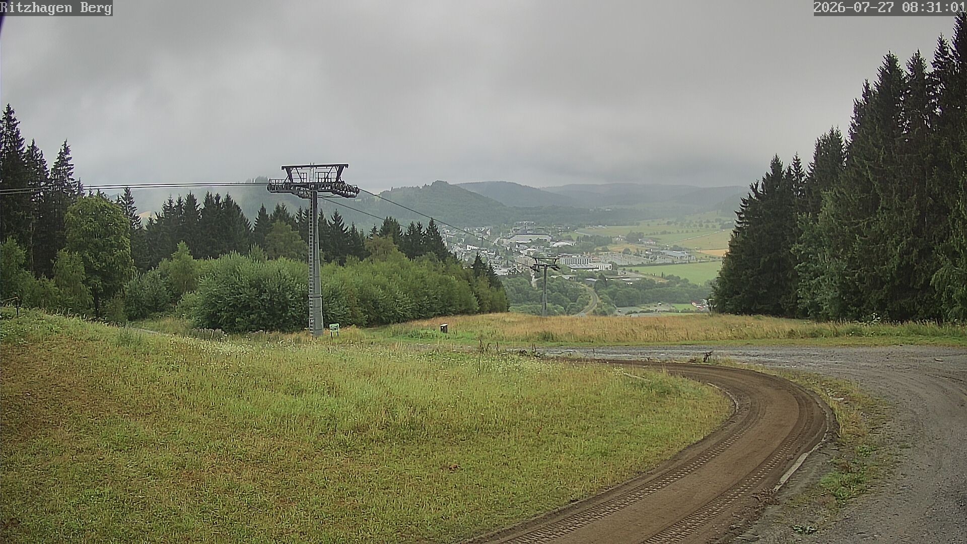 Archiv Foto Webcam Willingen: Ausblick Bergstation Ritzhagen