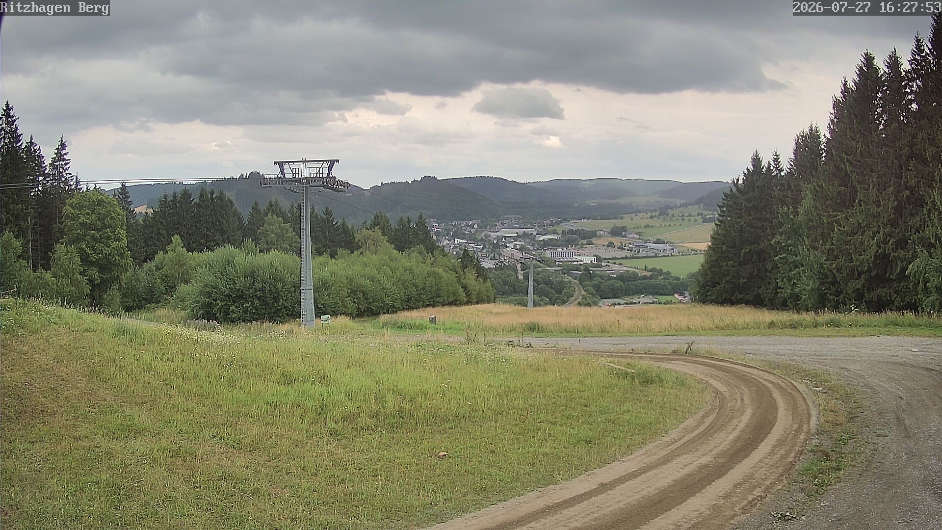 Archiv Foto Webcam Willingen: Ausblick Bergstation Ritzhagen