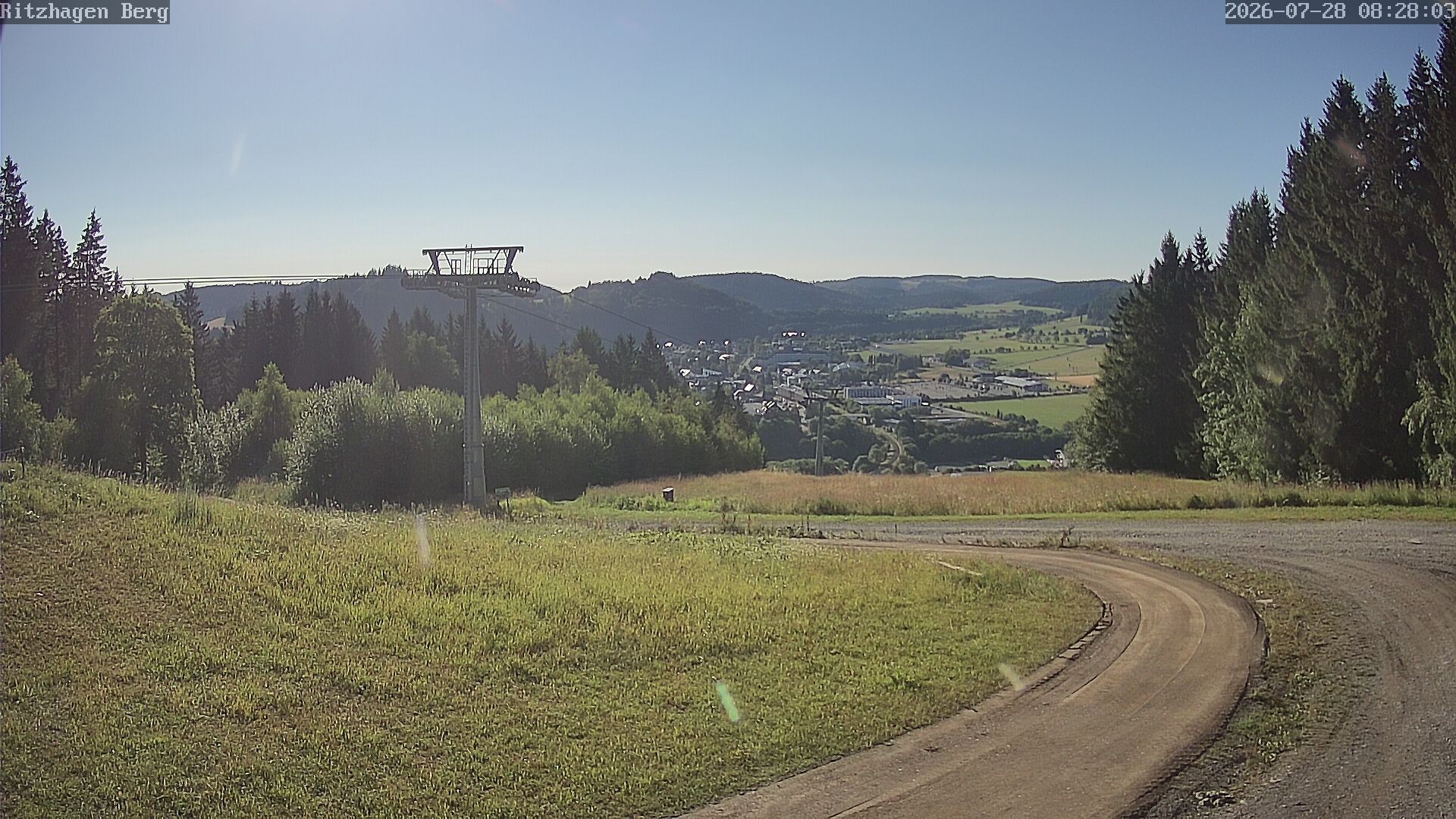 Archiv Foto Webcam Willingen: Ausblick Bergstation Ritzhagen
