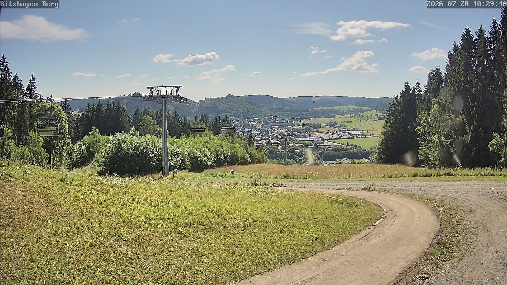 Archiv Foto Webcam Willingen: Ausblick Bergstation Ritzhagen