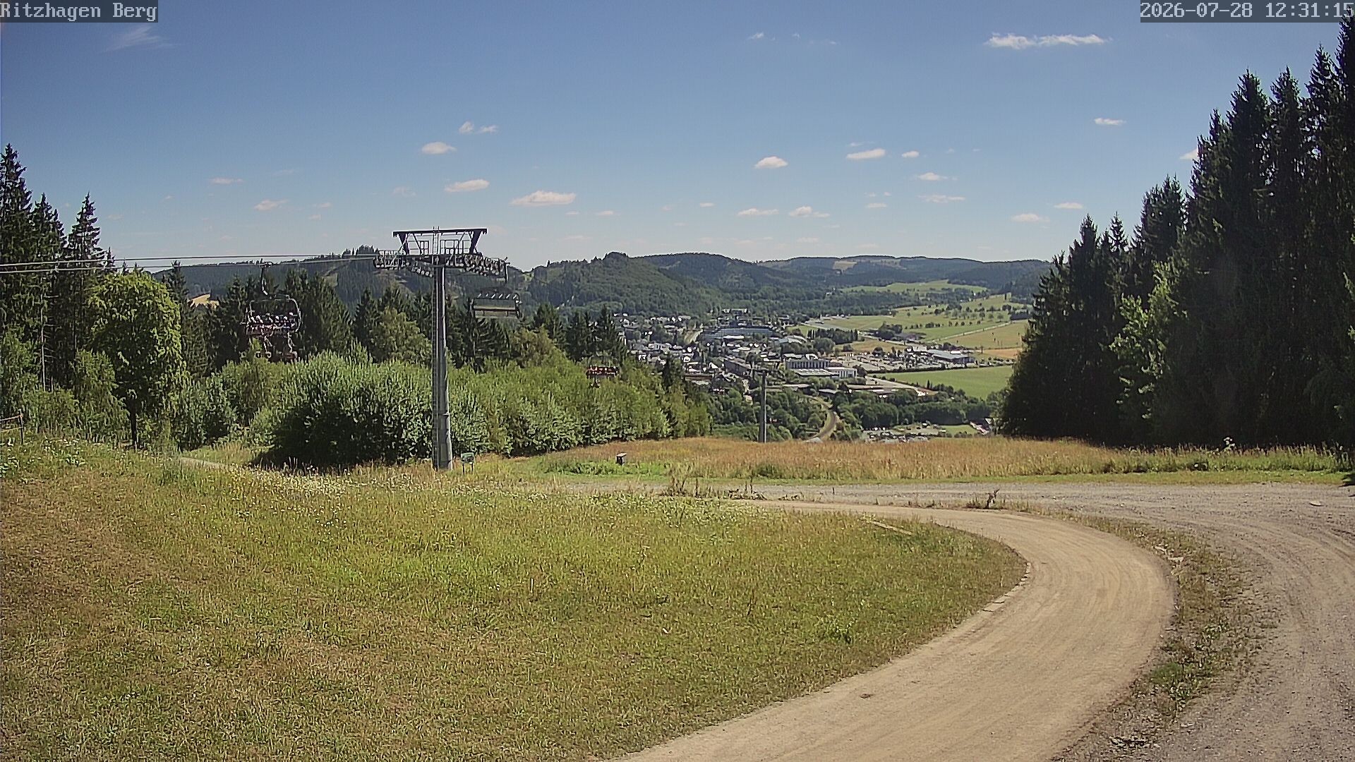 Archiv Foto Webcam Willingen: Ausblick Bergstation Ritzhagen