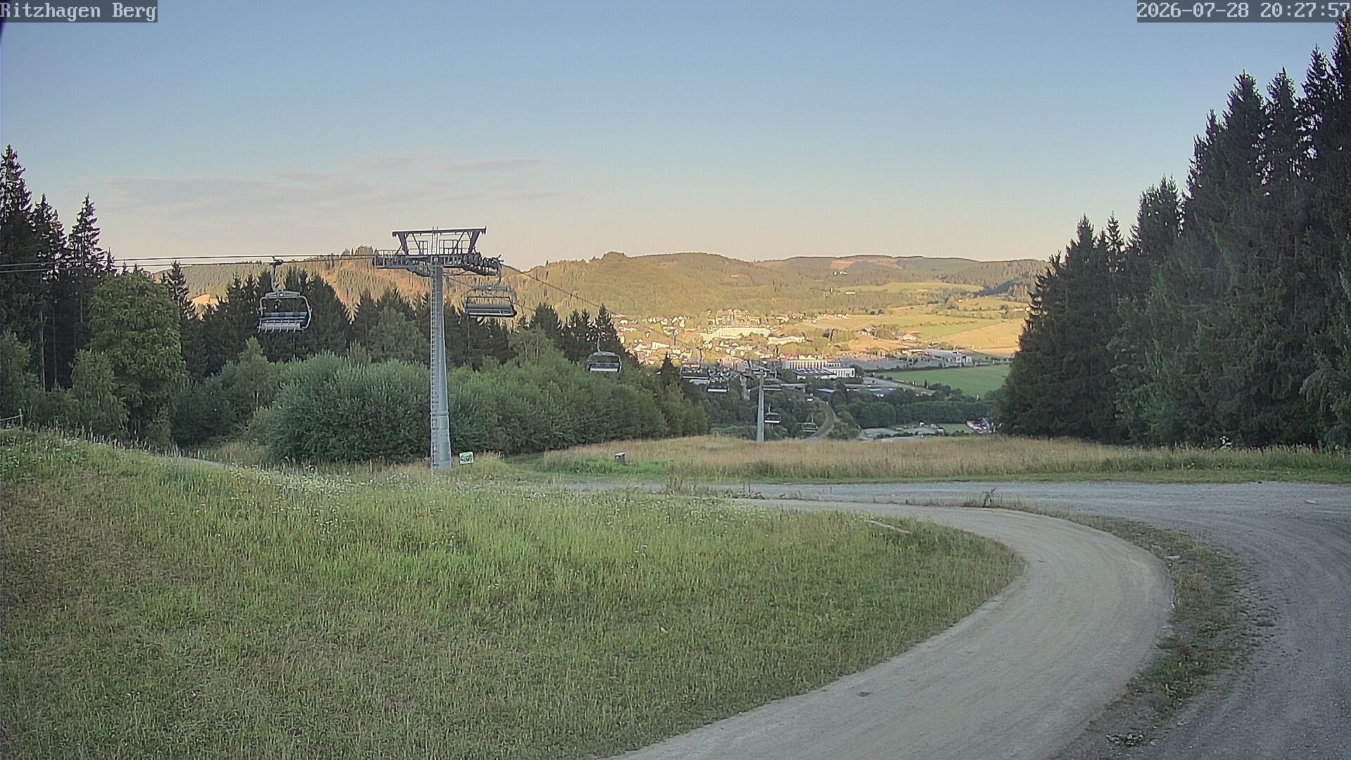 Archiv Foto Webcam Willingen: Ausblick Bergstation Ritzhagen
