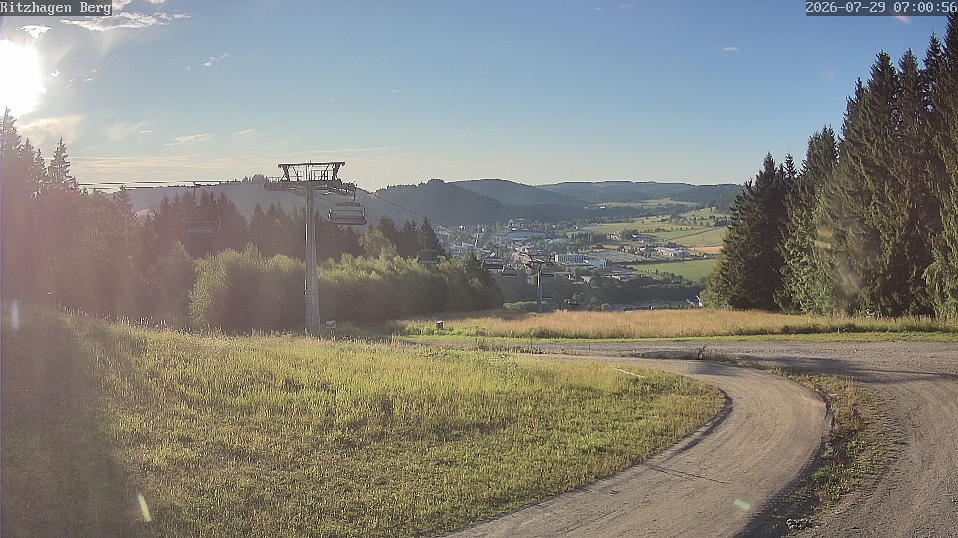 Archiv Foto Webcam Willingen: Ausblick Bergstation Ritzhagen