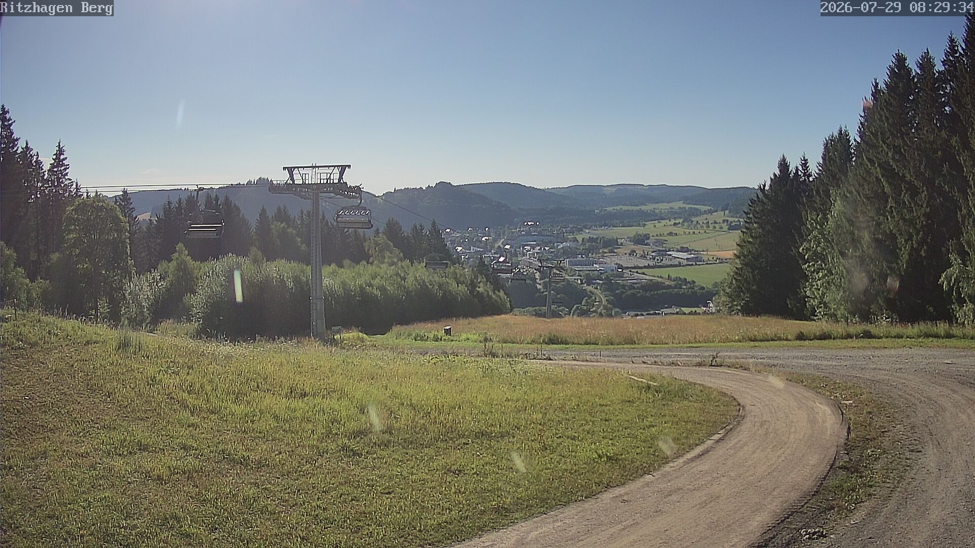 Archiv Foto Webcam Willingen: Ausblick Bergstation Ritzhagen