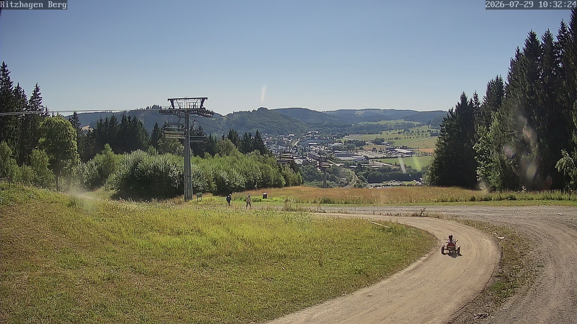 Archiv Foto Webcam Willingen: Ausblick Bergstation Ritzhagen