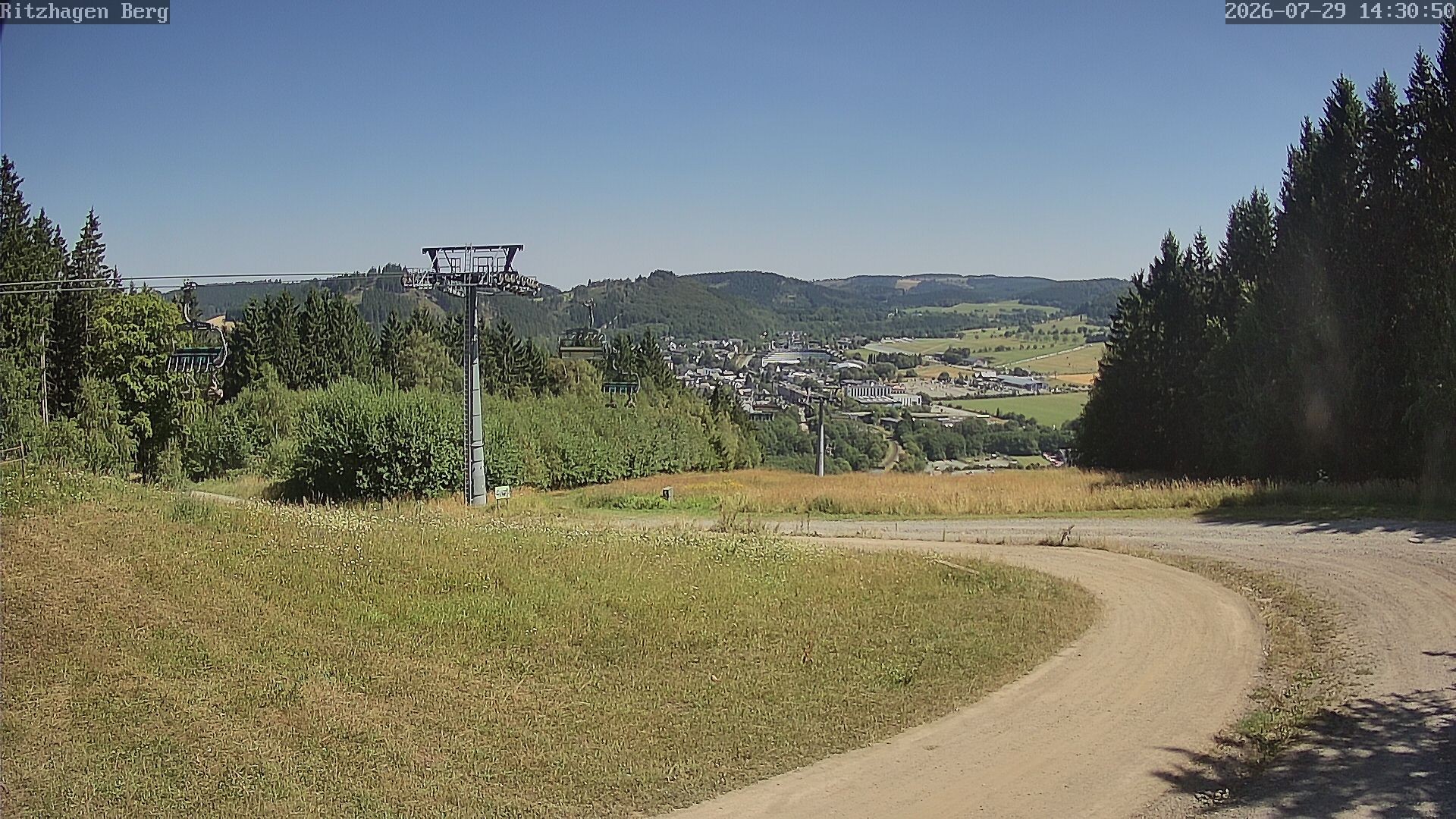 Archiv Foto Webcam Willingen: Ausblick Bergstation Ritzhagen