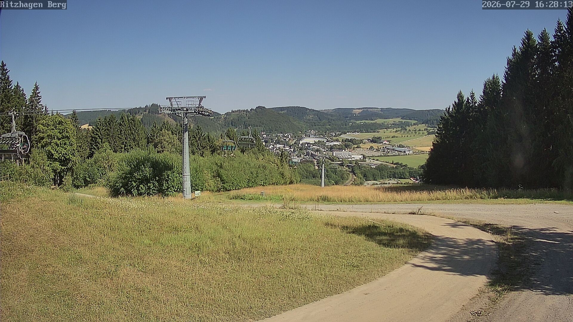 Archiv Foto Webcam Willingen: Ausblick Bergstation Ritzhagen
