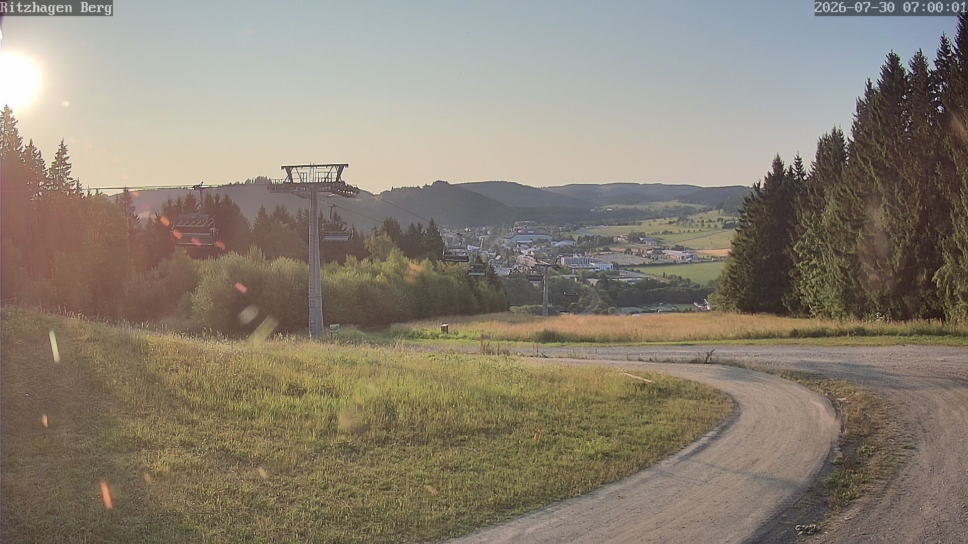 Archiv Foto Webcam Willingen: Ausblick Bergstation Ritzhagen