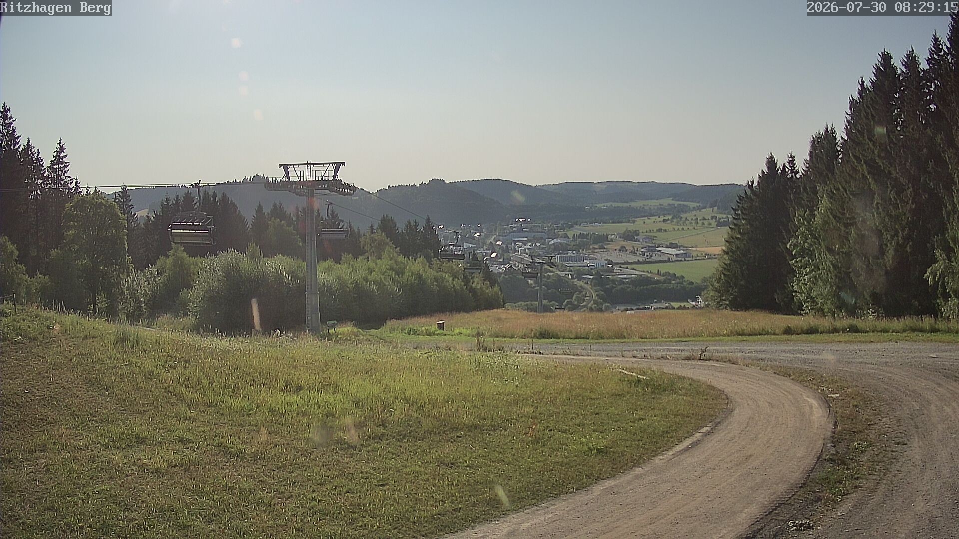 Archiv Foto Webcam Willingen: Ausblick Bergstation Ritzhagen