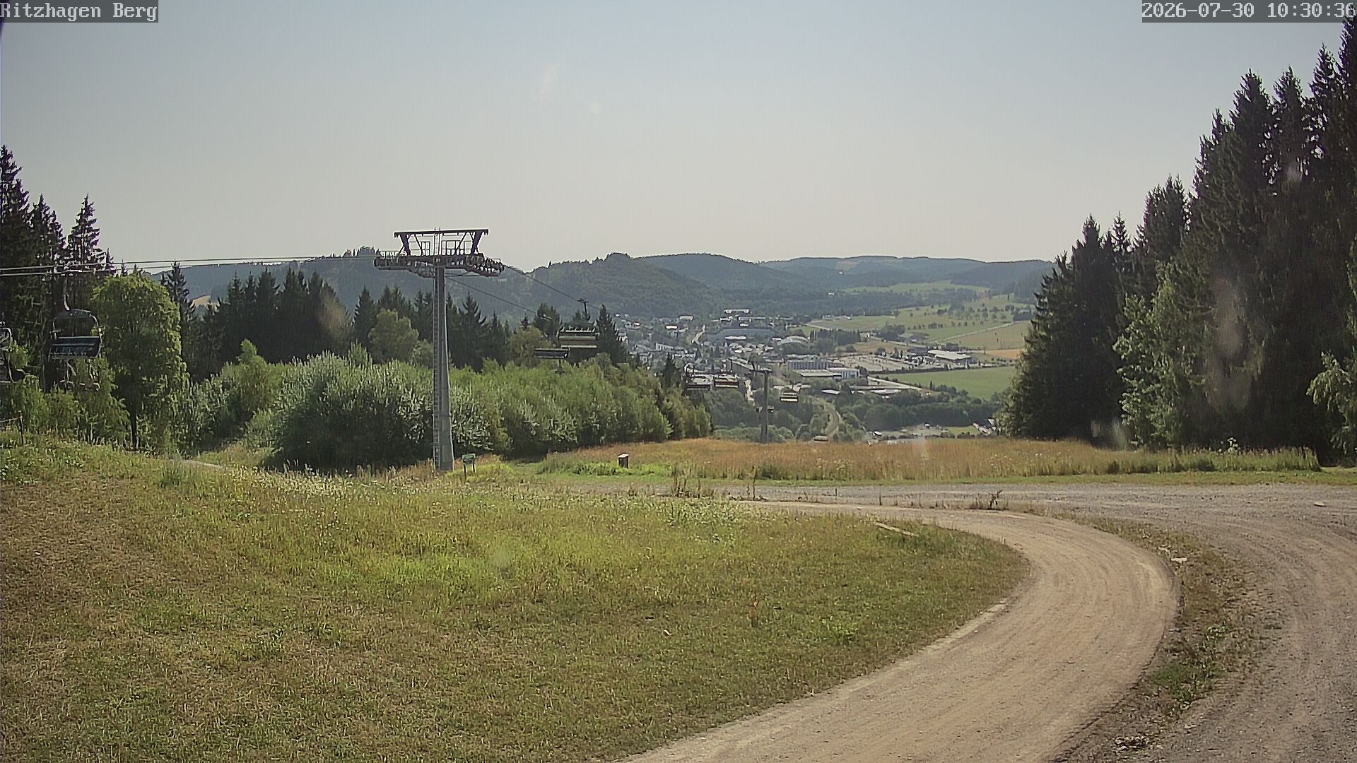 Archiv Foto Webcam Willingen: Ausblick Bergstation Ritzhagen
