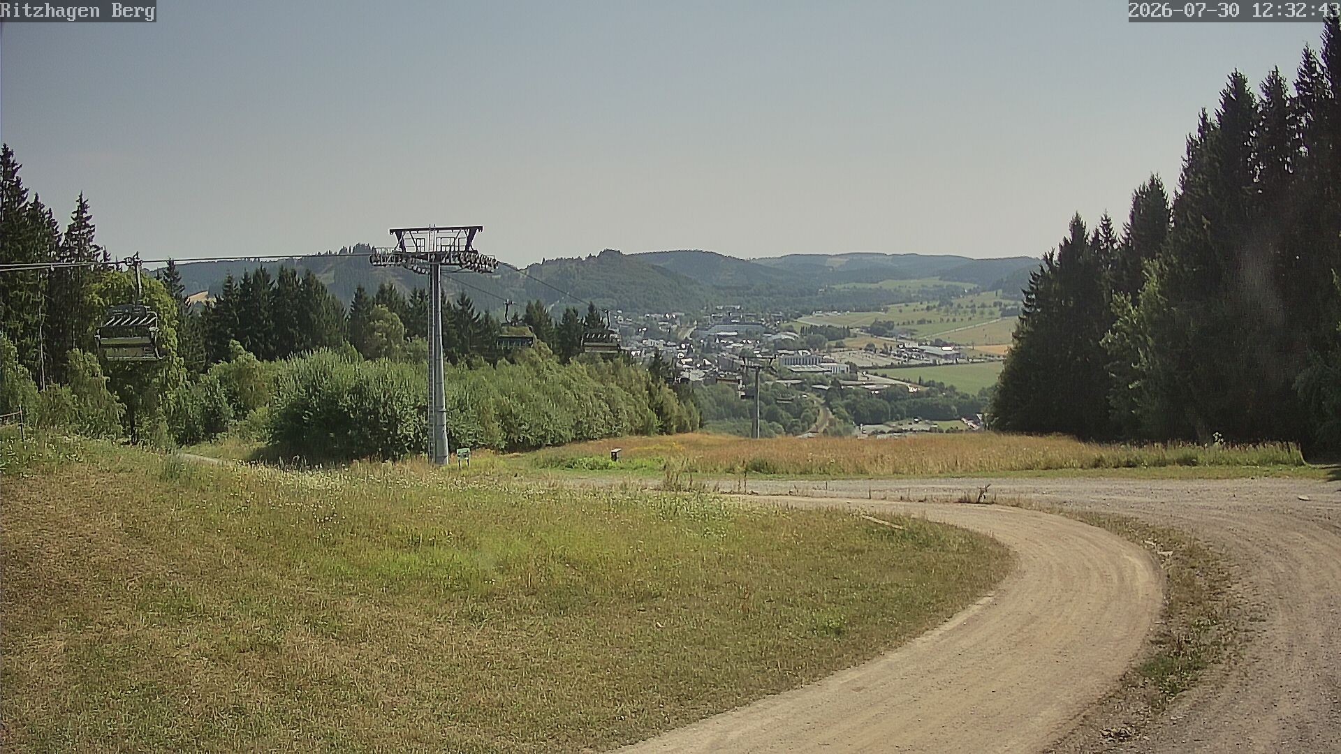 Archiv Foto Webcam Willingen: Ausblick Bergstation Ritzhagen