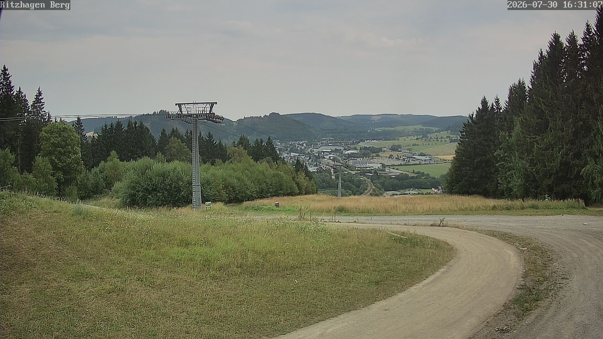 Archiv Foto Webcam Willingen: Ausblick Bergstation Ritzhagen