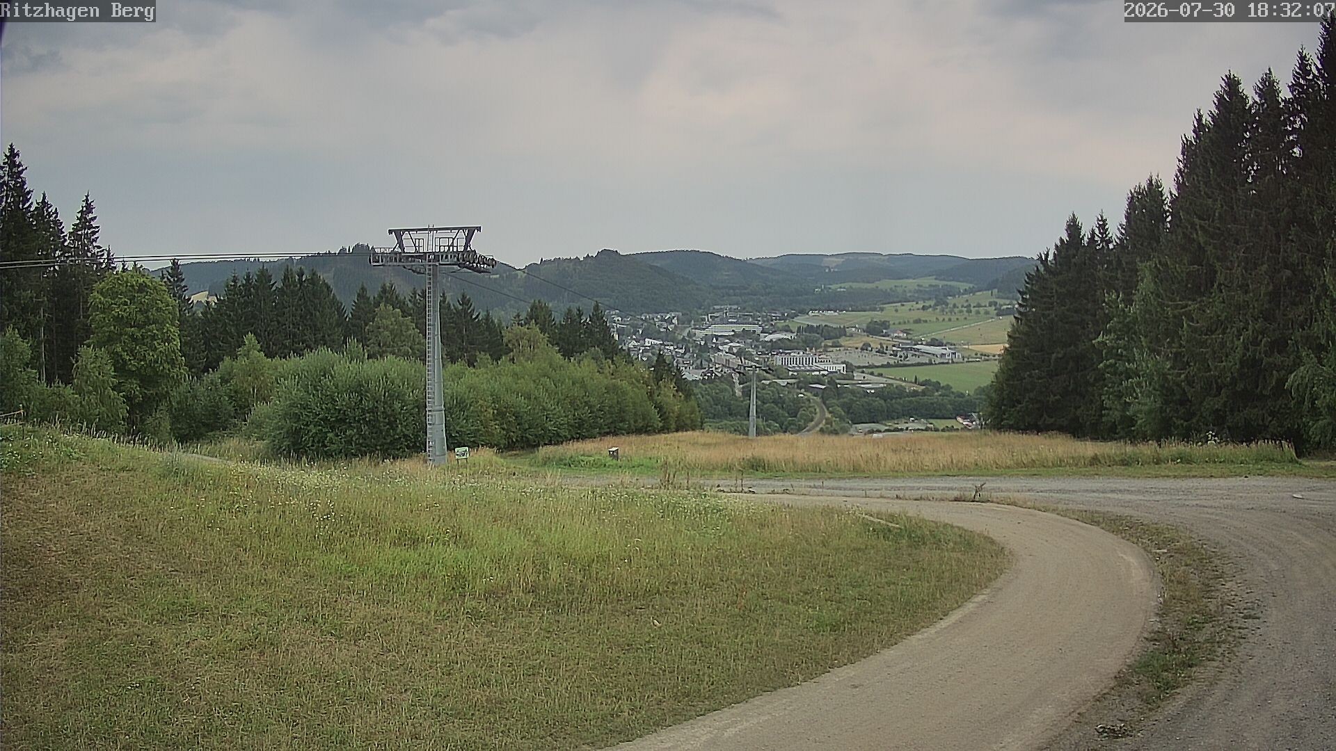 Archiv Foto Webcam Willingen: Ausblick Bergstation Ritzhagen