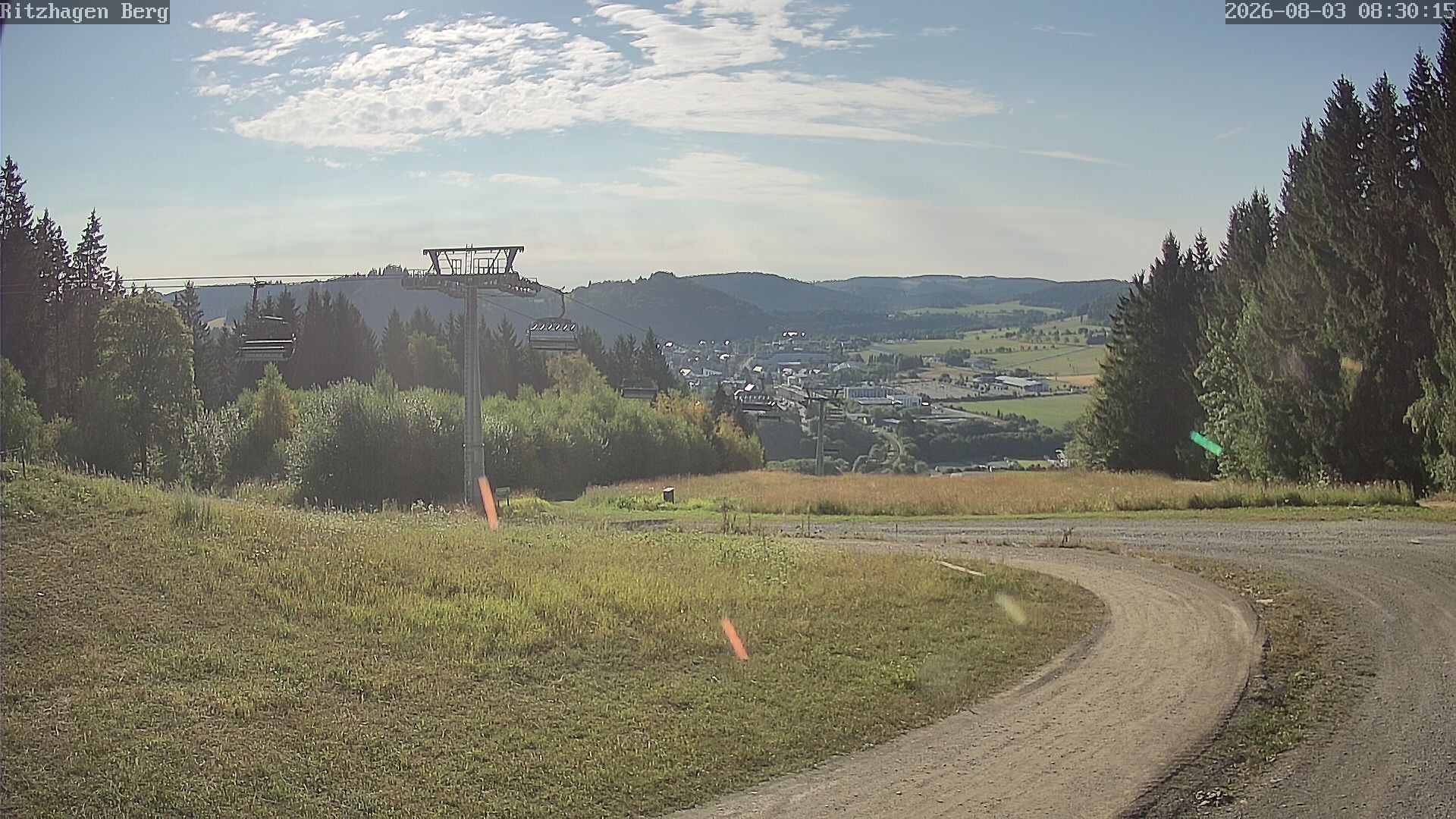Archiv Foto Webcam Willingen: Ausblick Bergstation Ritzhagen