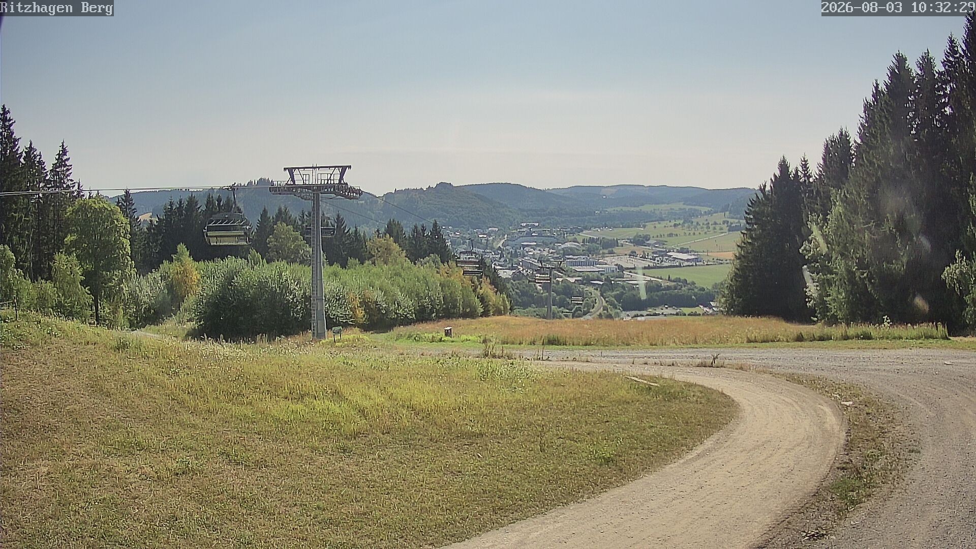Archiv Foto Webcam Willingen: Ausblick Bergstation Ritzhagen