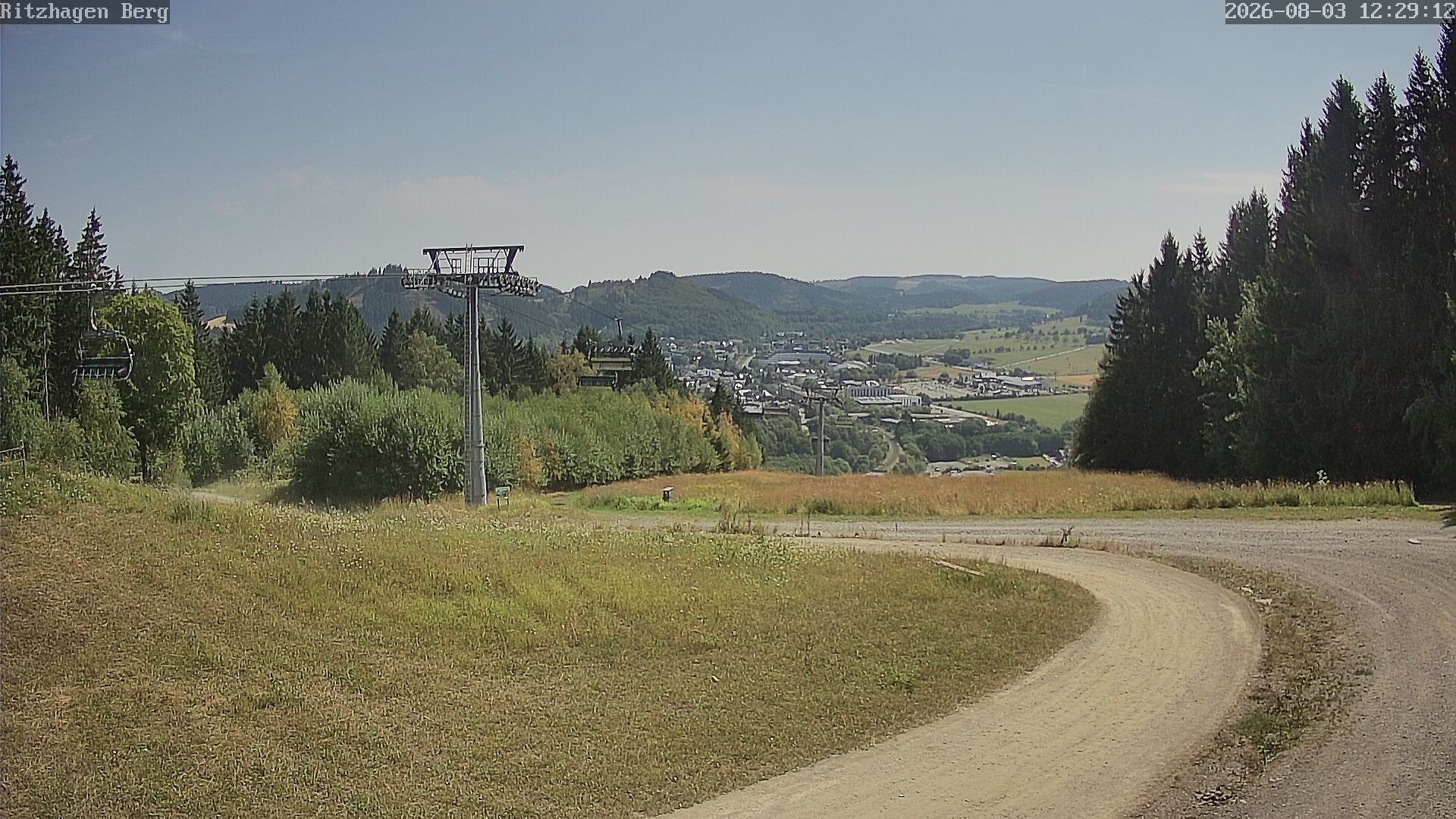 Archiv Foto Webcam Willingen: Ausblick Bergstation Ritzhagen