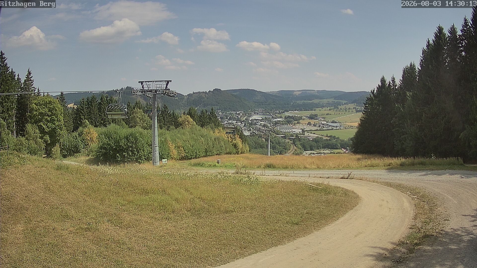 Archiv Foto Webcam Willingen: Ausblick Bergstation Ritzhagen
