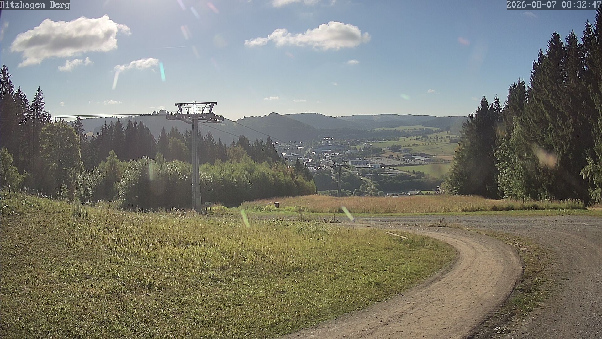 Archiv Foto Webcam Willingen: Ausblick Bergstation Ritzhagen