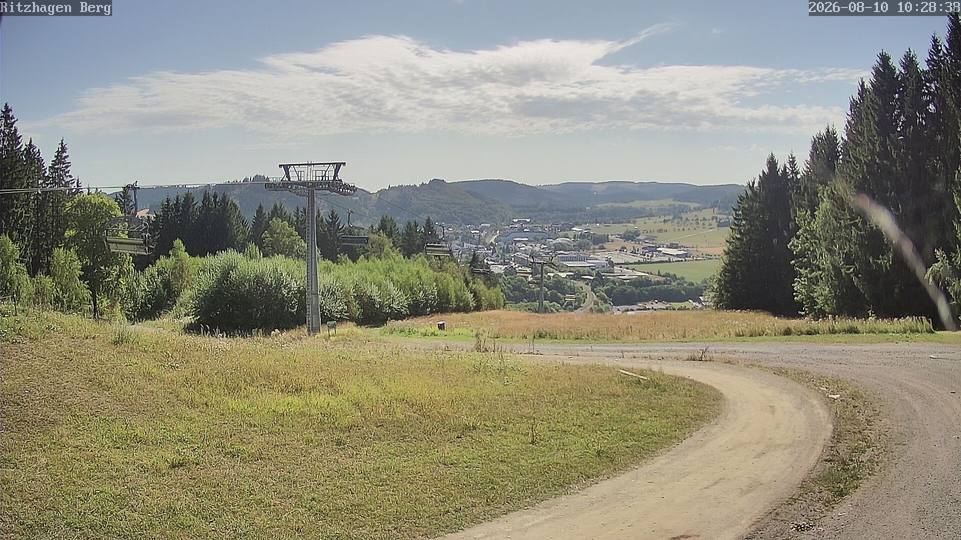 Archiv Foto Webcam Willingen: Ausblick Bergstation Ritzhagen