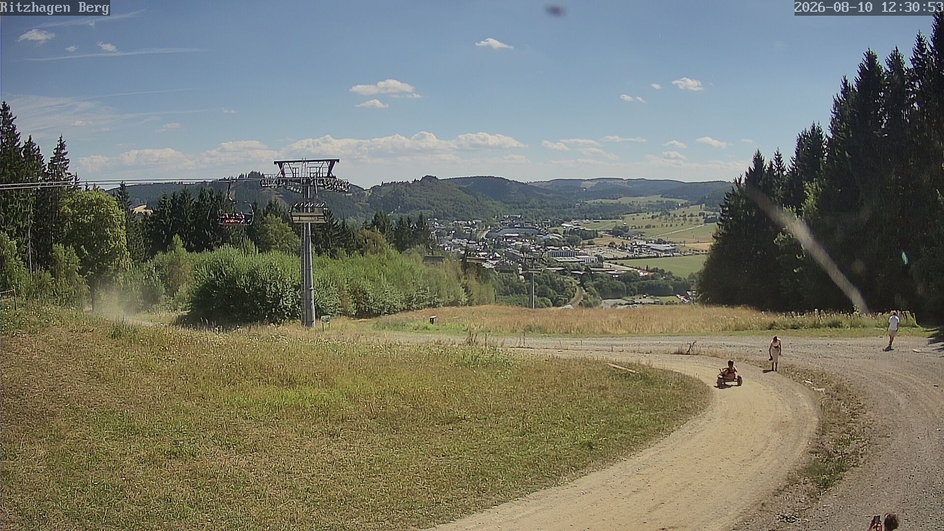 Archiv Foto Webcam Willingen: Ausblick Bergstation Ritzhagen