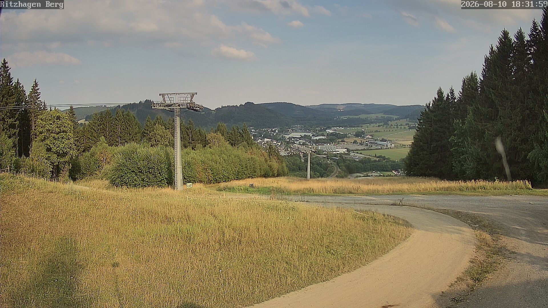 Archiv Foto Webcam Willingen: Ausblick Bergstation Ritzhagen