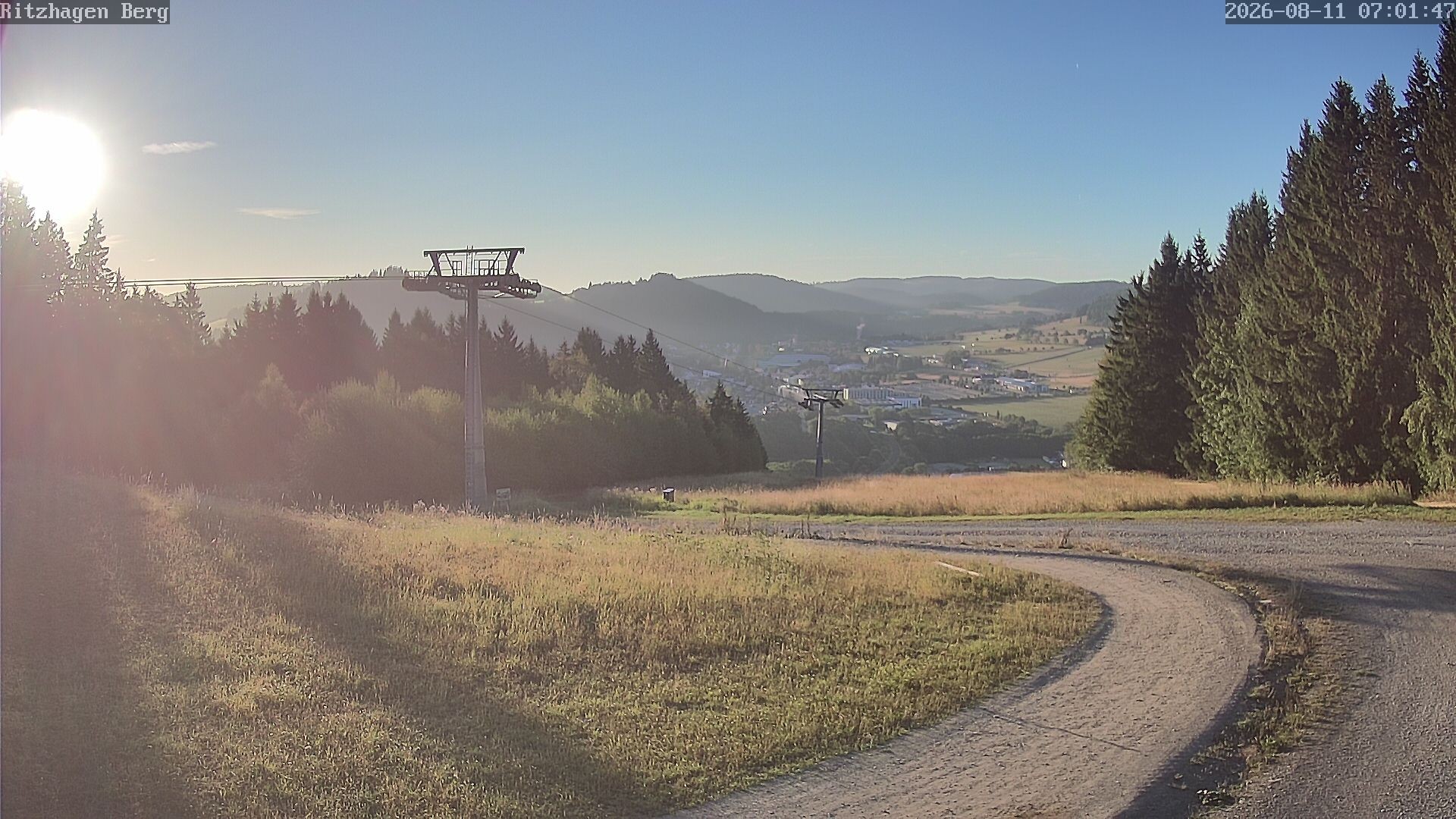 Archiv Foto Webcam Willingen: Ausblick Bergstation Ritzhagen