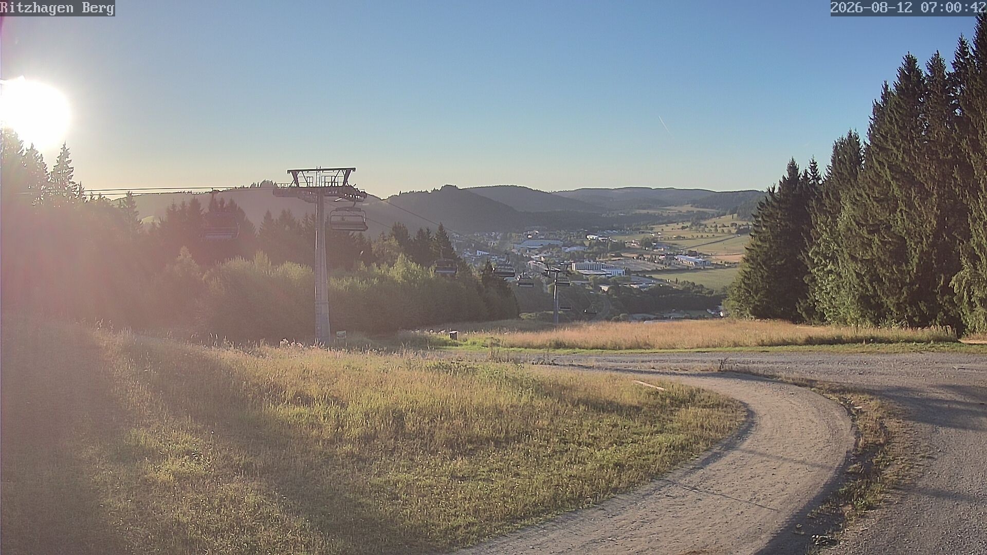 Archiv Foto Webcam Willingen: Ausblick Bergstation Ritzhagen