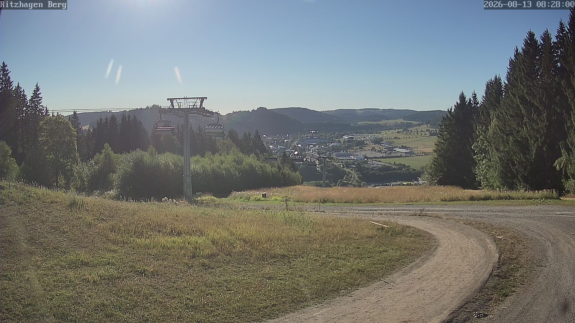 Archiv Foto Webcam Willingen: Ausblick Bergstation Ritzhagen