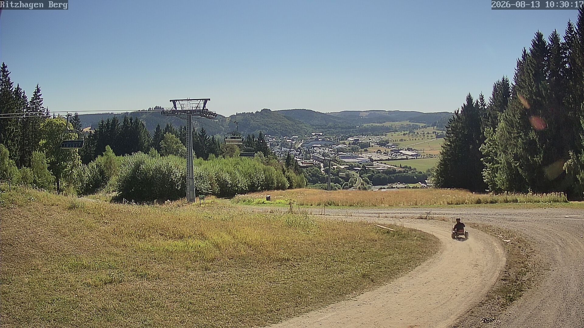 Archiv Foto Webcam Willingen: Ausblick Bergstation Ritzhagen