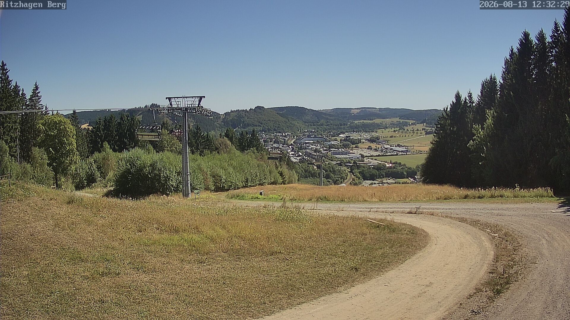 Archiv Foto Webcam Willingen: Ausblick Bergstation Ritzhagen
