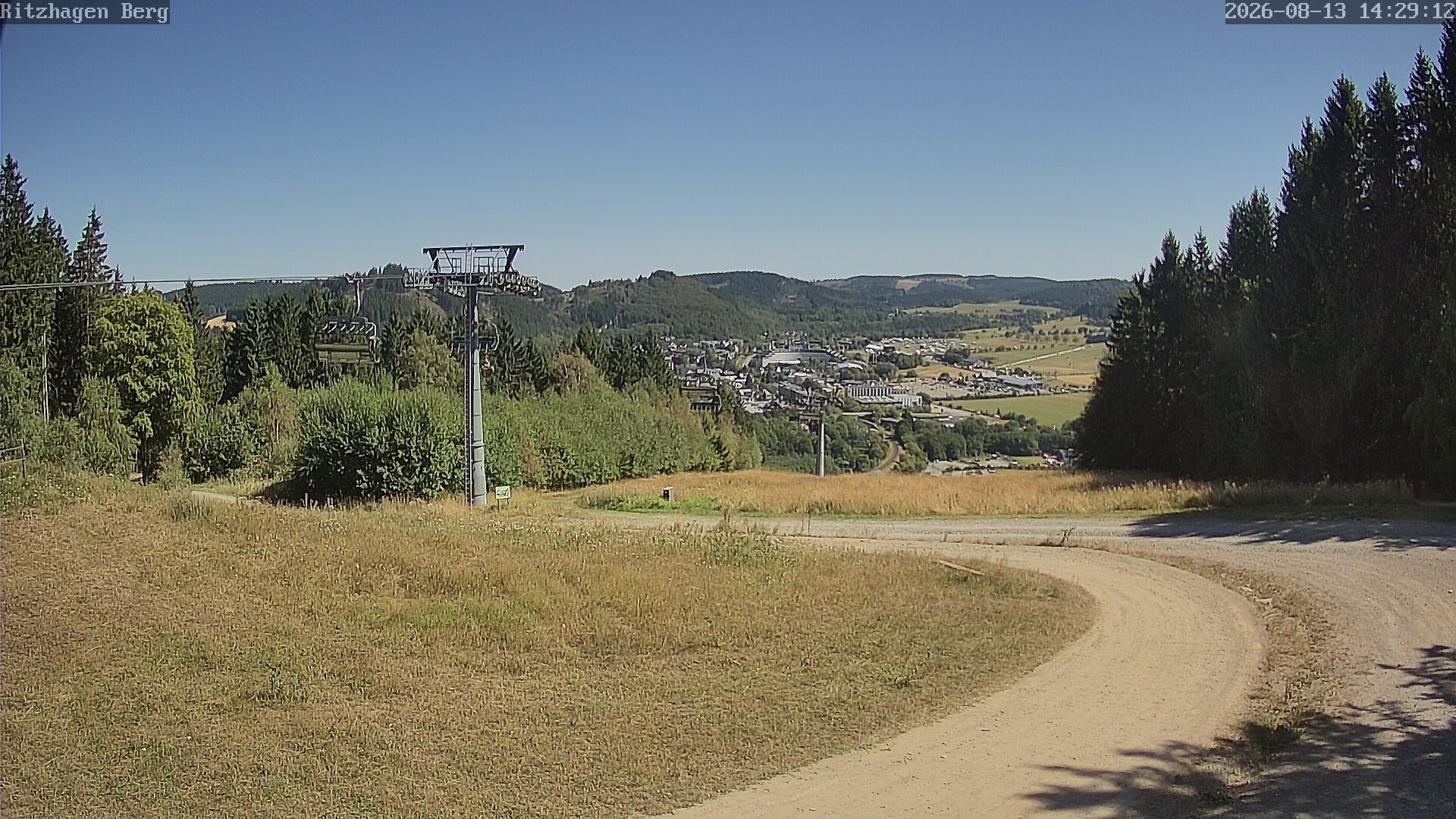 Archiv Foto Webcam Willingen: Ausblick Bergstation Ritzhagen