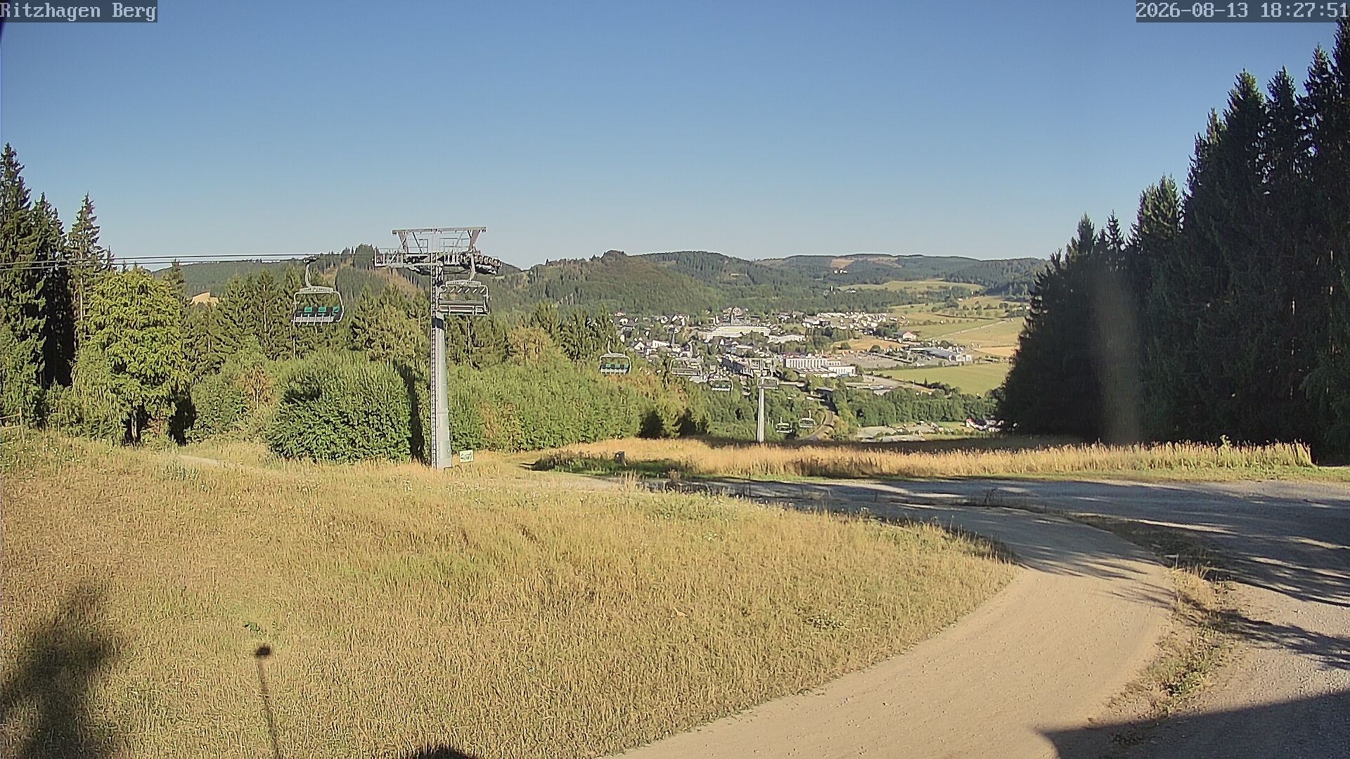 Archiv Foto Webcam Willingen: Ausblick Bergstation Ritzhagen