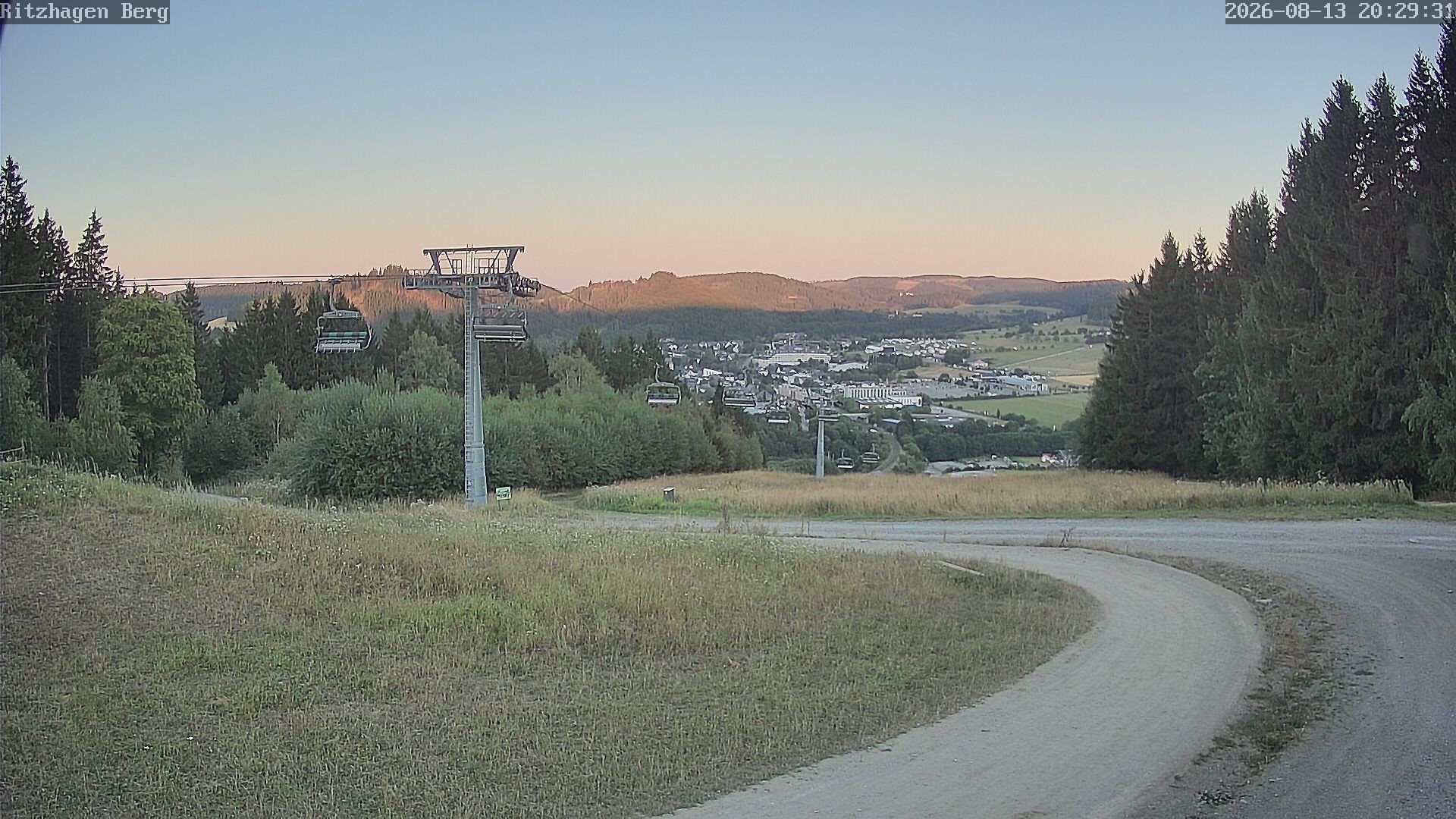 Archiv Foto Webcam Willingen: Ausblick Bergstation Ritzhagen