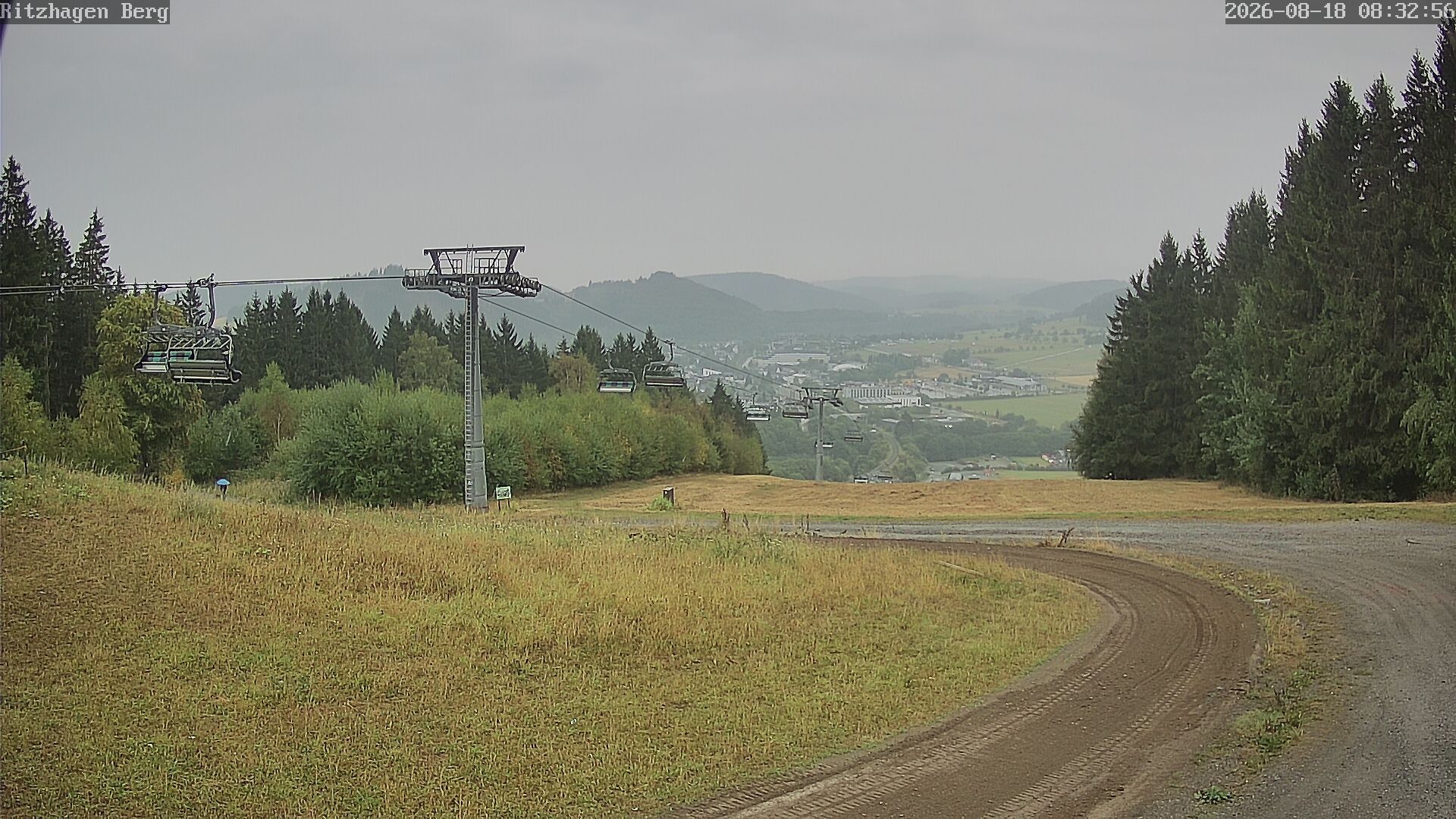 Archiv Foto Webcam Willingen: Ausblick Bergstation Ritzhagen