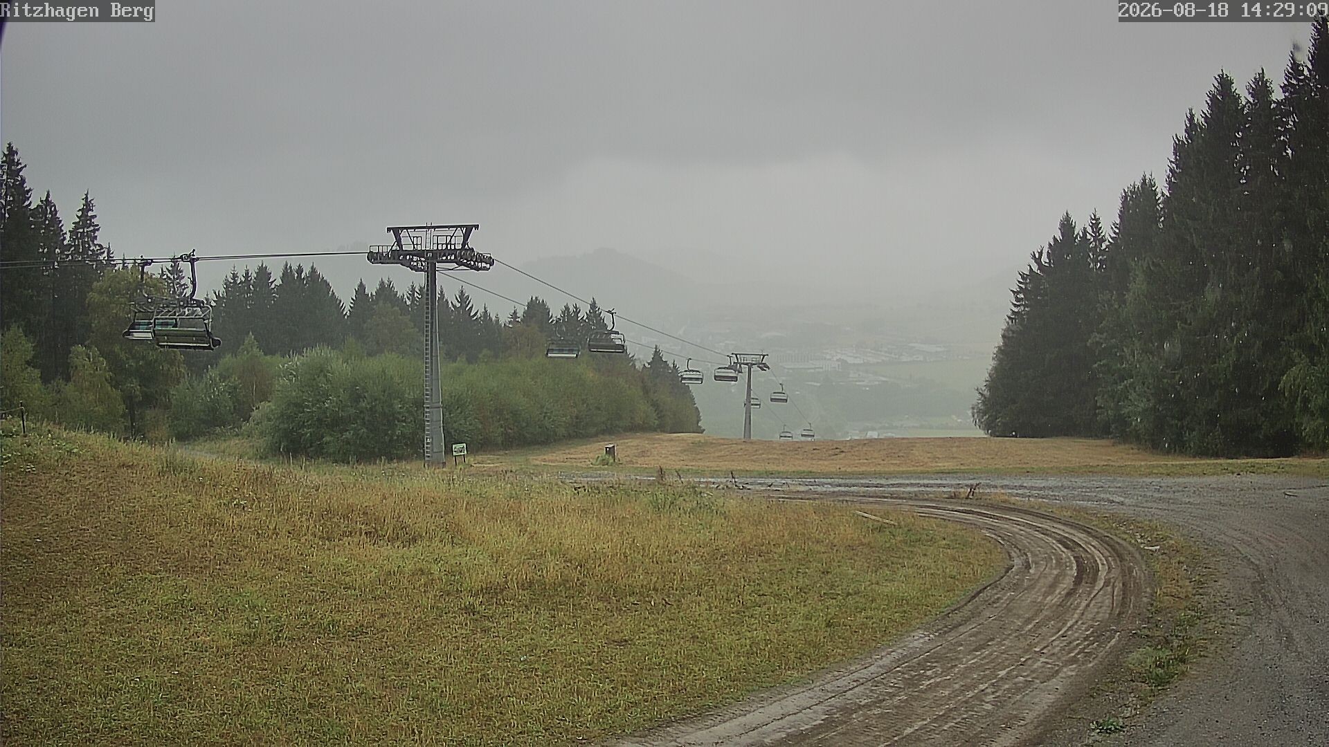Archiv Foto Webcam Willingen: Ausblick Bergstation Ritzhagen