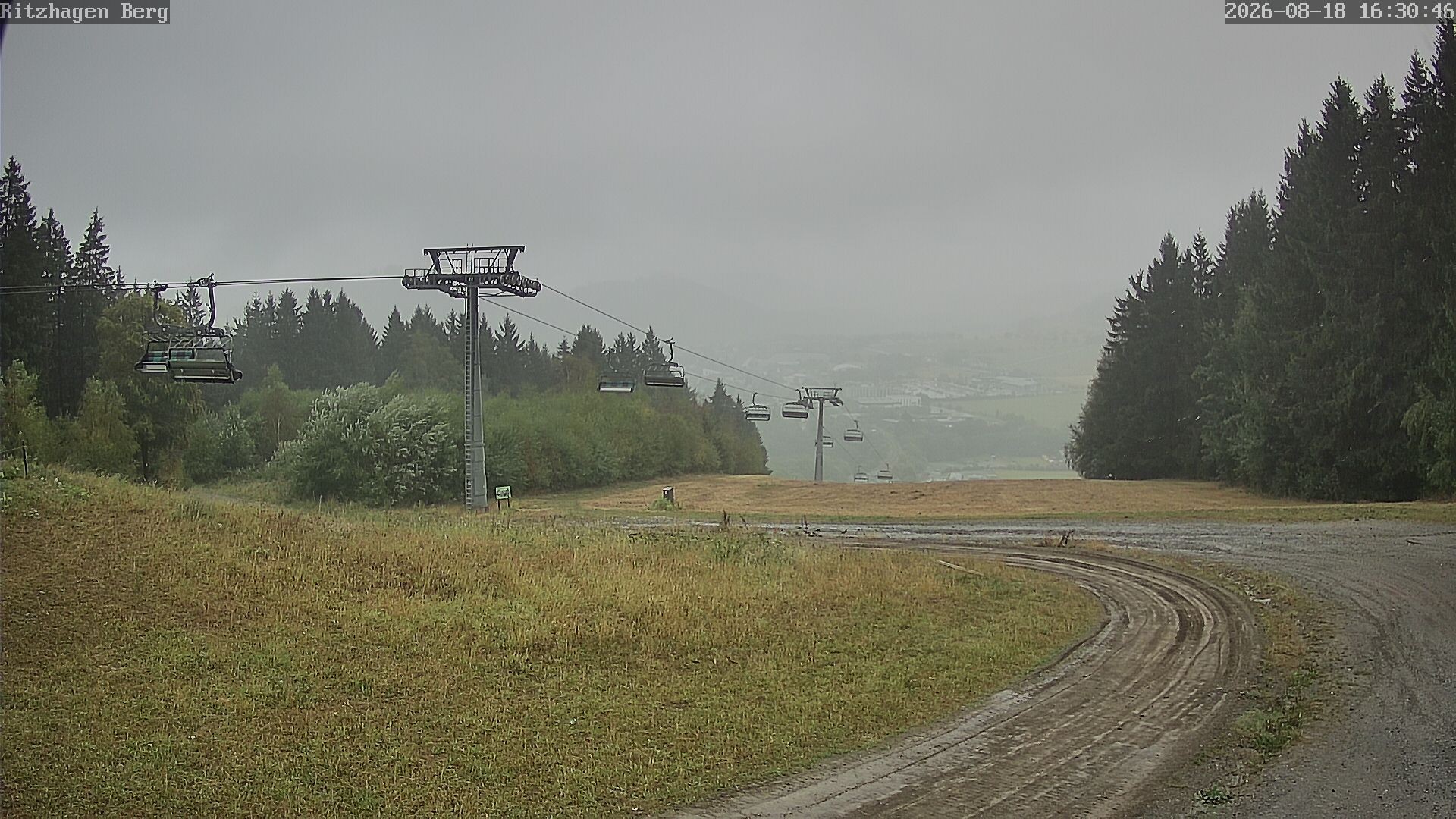 Archiv Foto Webcam Willingen: Ausblick Bergstation Ritzhagen