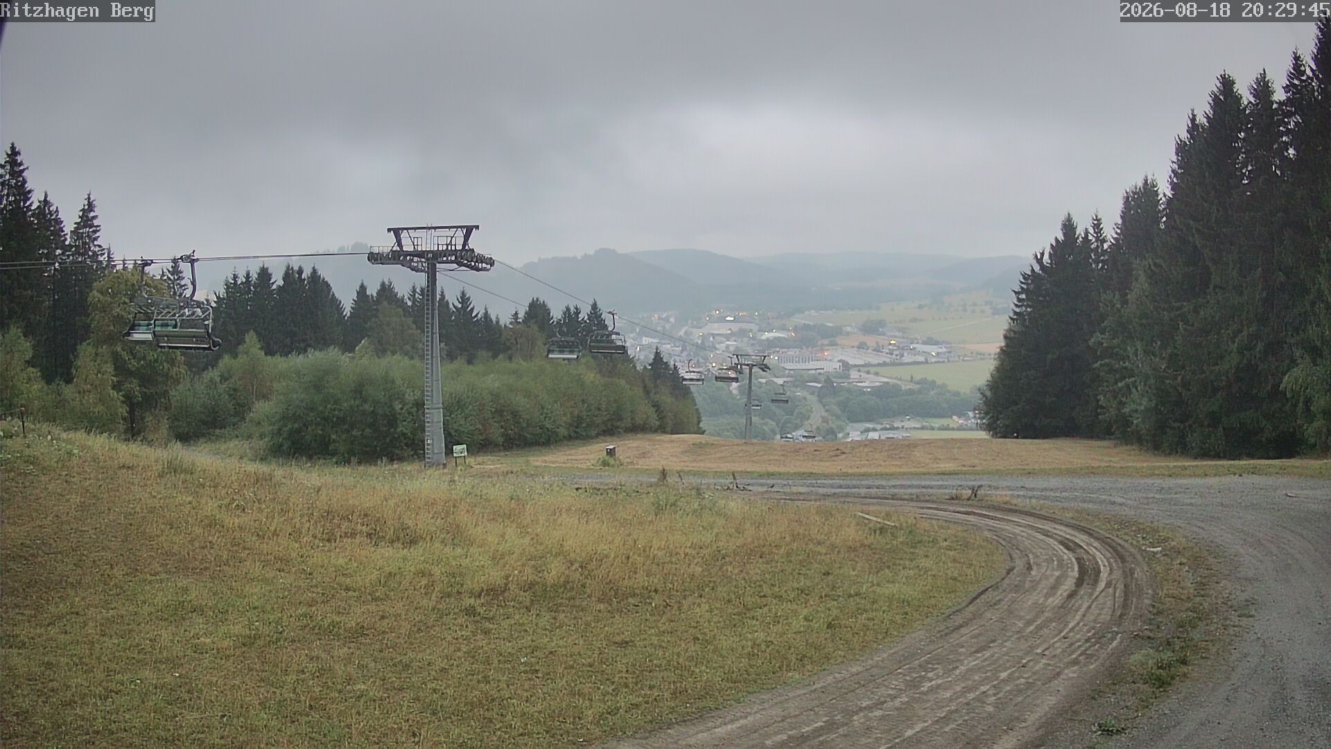 Archiv Foto Webcam Willingen: Ausblick Bergstation Ritzhagen