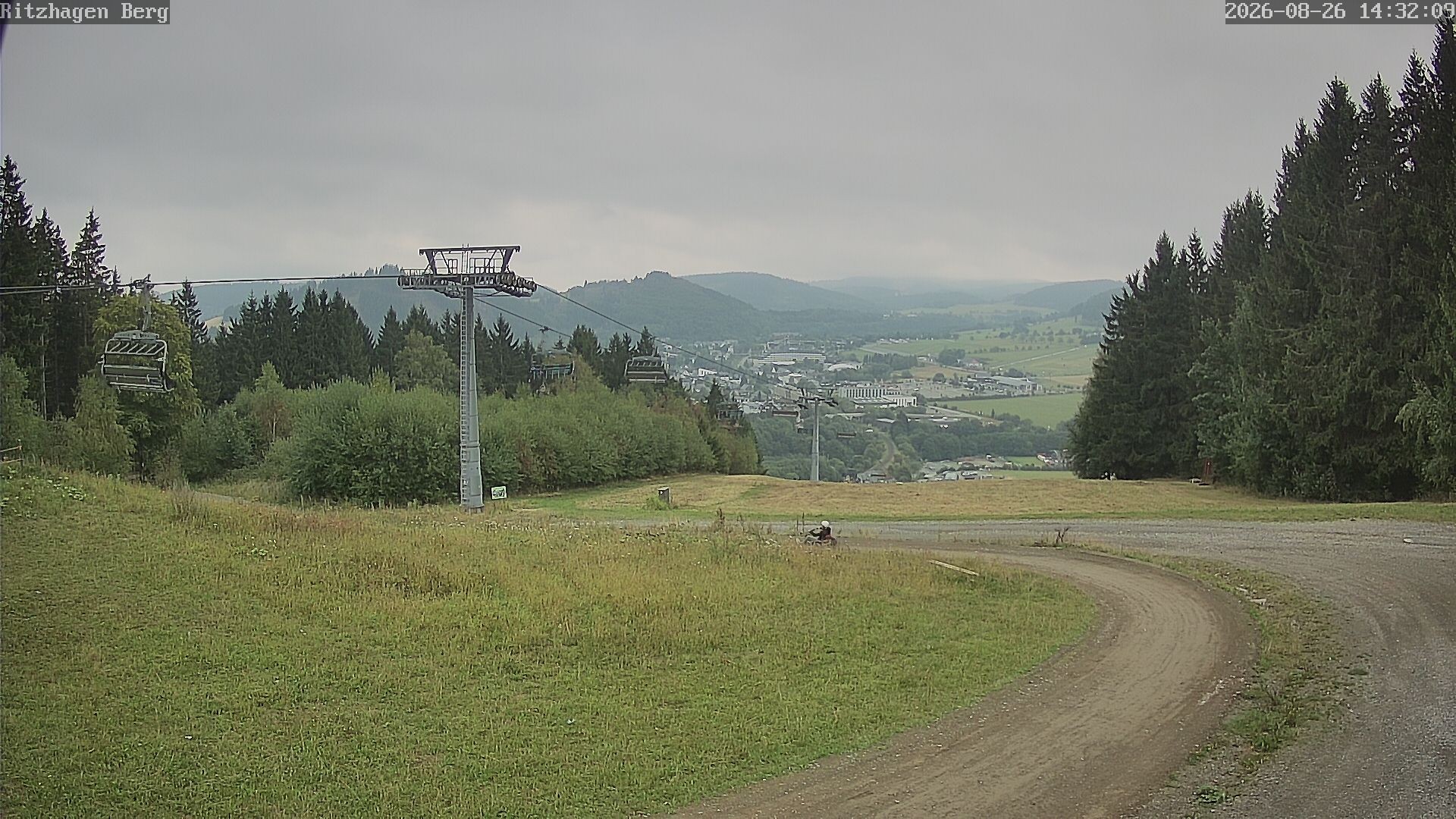 Archiv Foto Webcam Willingen: Ausblick Bergstation Ritzhagen