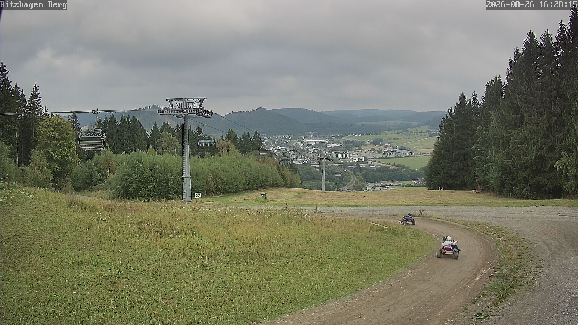 Archiv Foto Webcam Willingen: Ausblick Bergstation Ritzhagen