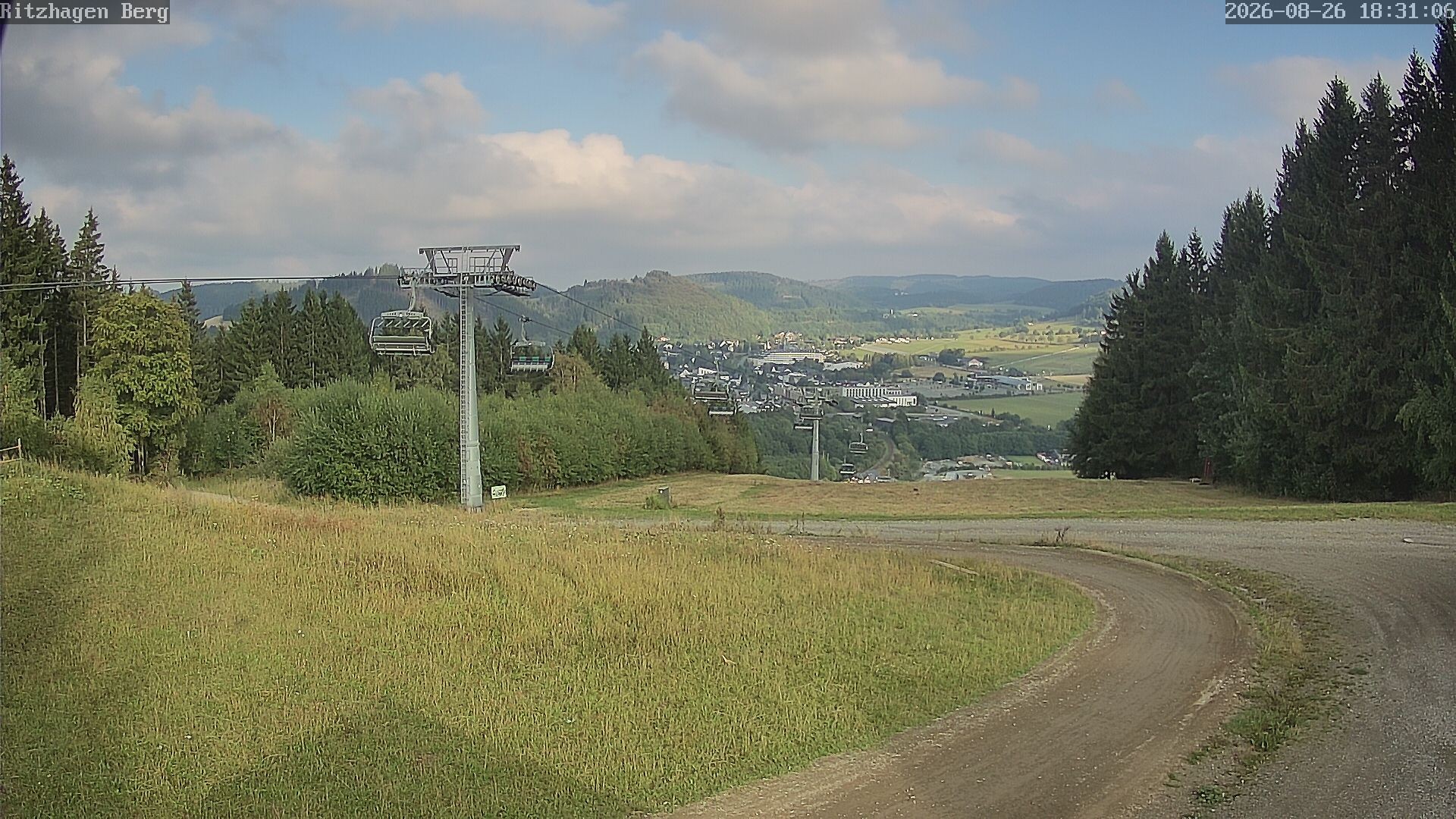 Archiv Foto Webcam Willingen: Ausblick Bergstation Ritzhagen