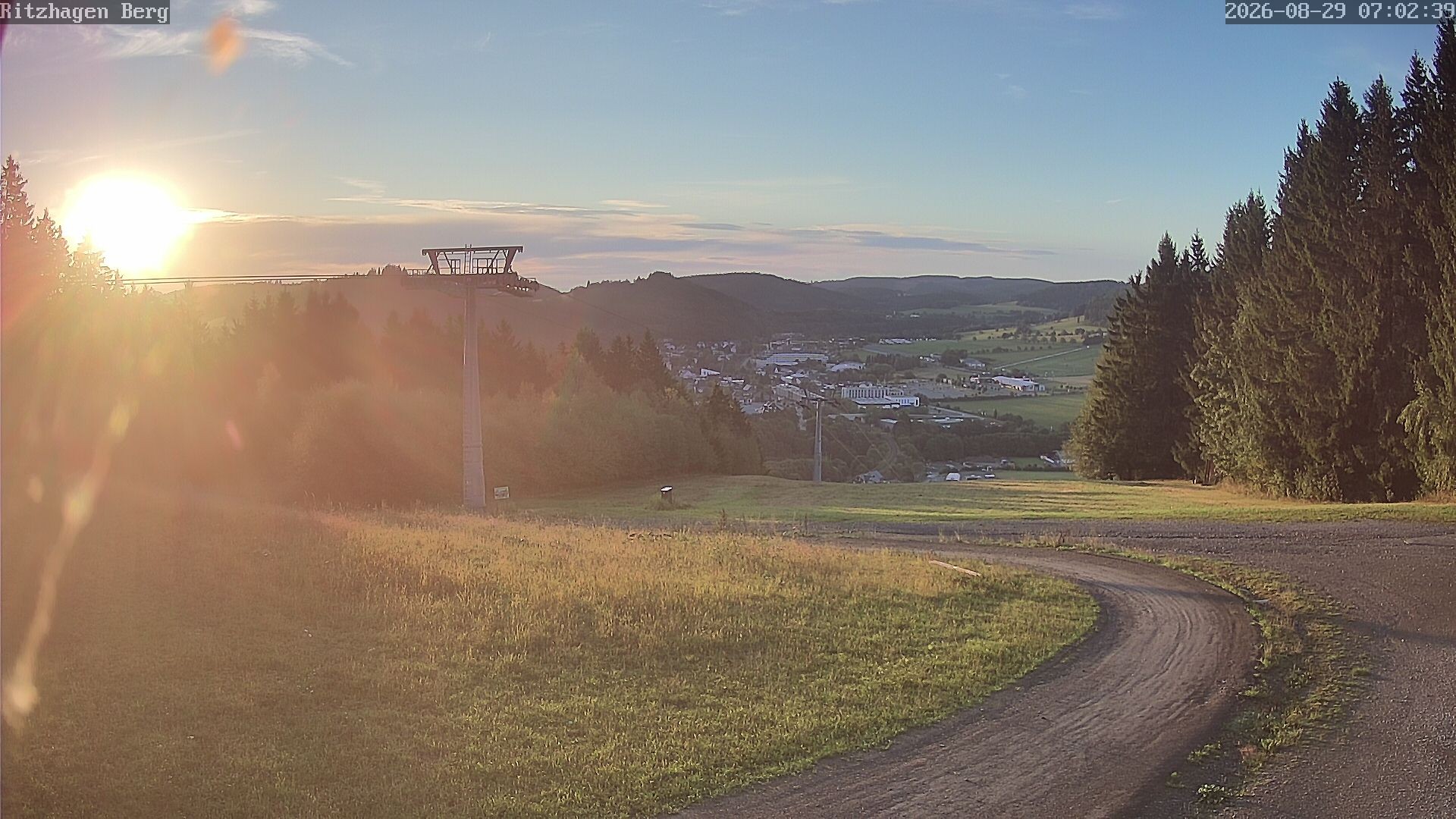 Archiv Foto Webcam Willingen: Ausblick Bergstation Ritzhagen