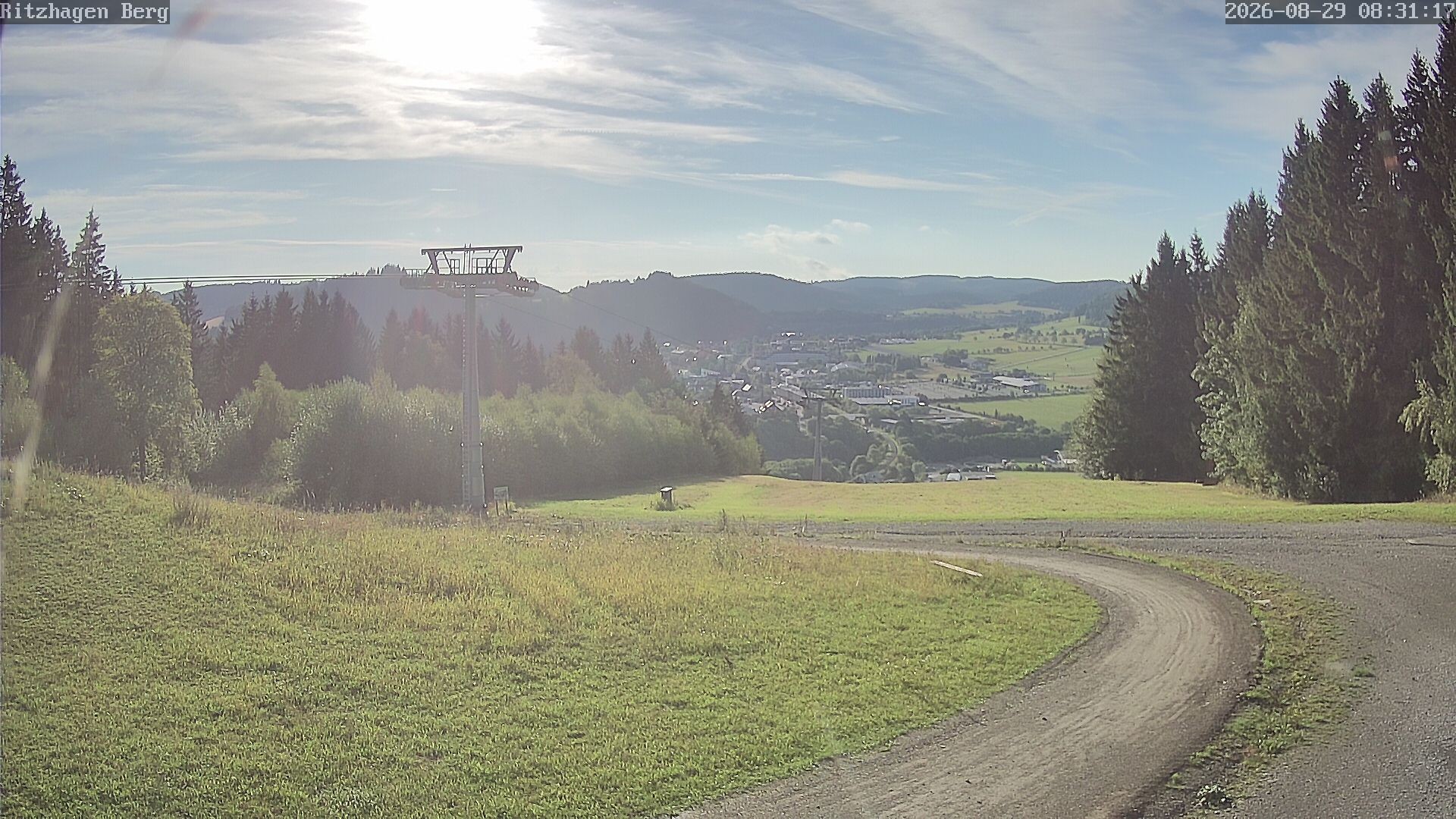 Archiv Foto Webcam Willingen: Ausblick Bergstation Ritzhagen