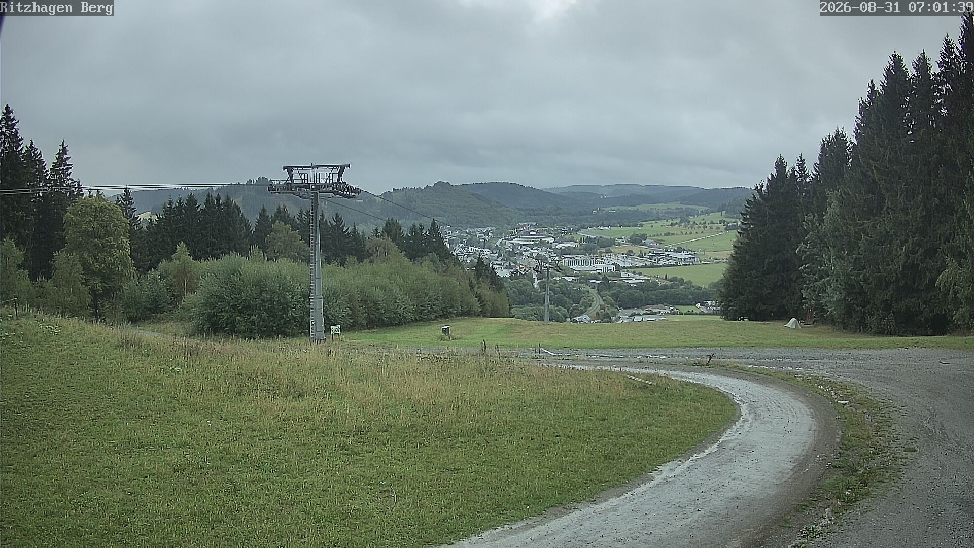 Archiv Foto Webcam Willingen: Ausblick Bergstation Ritzhagen