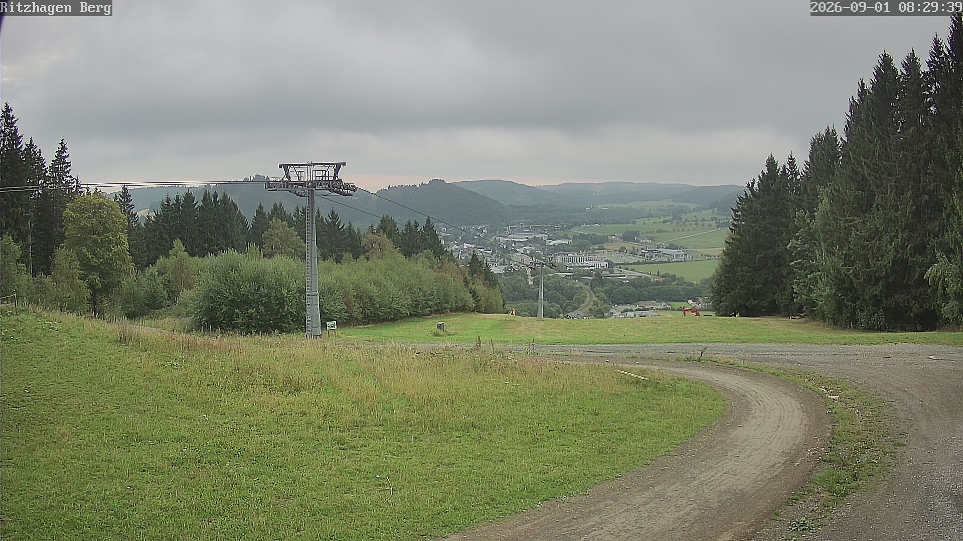 Archiv Foto Webcam Willingen: Ausblick Bergstation Ritzhagen
