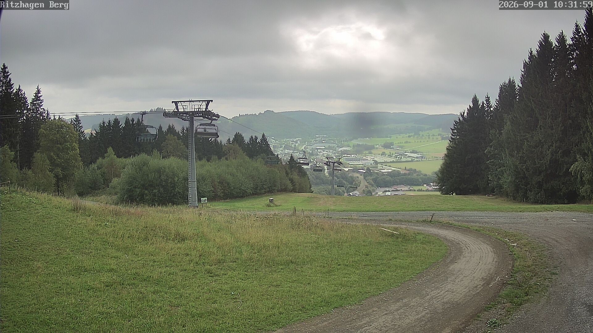 Archiv Foto Webcam Willingen: Ausblick Bergstation Ritzhagen
